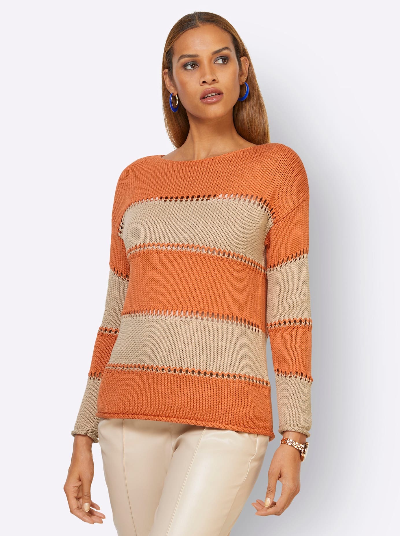 creation L Rundhalspullover »Pullover«