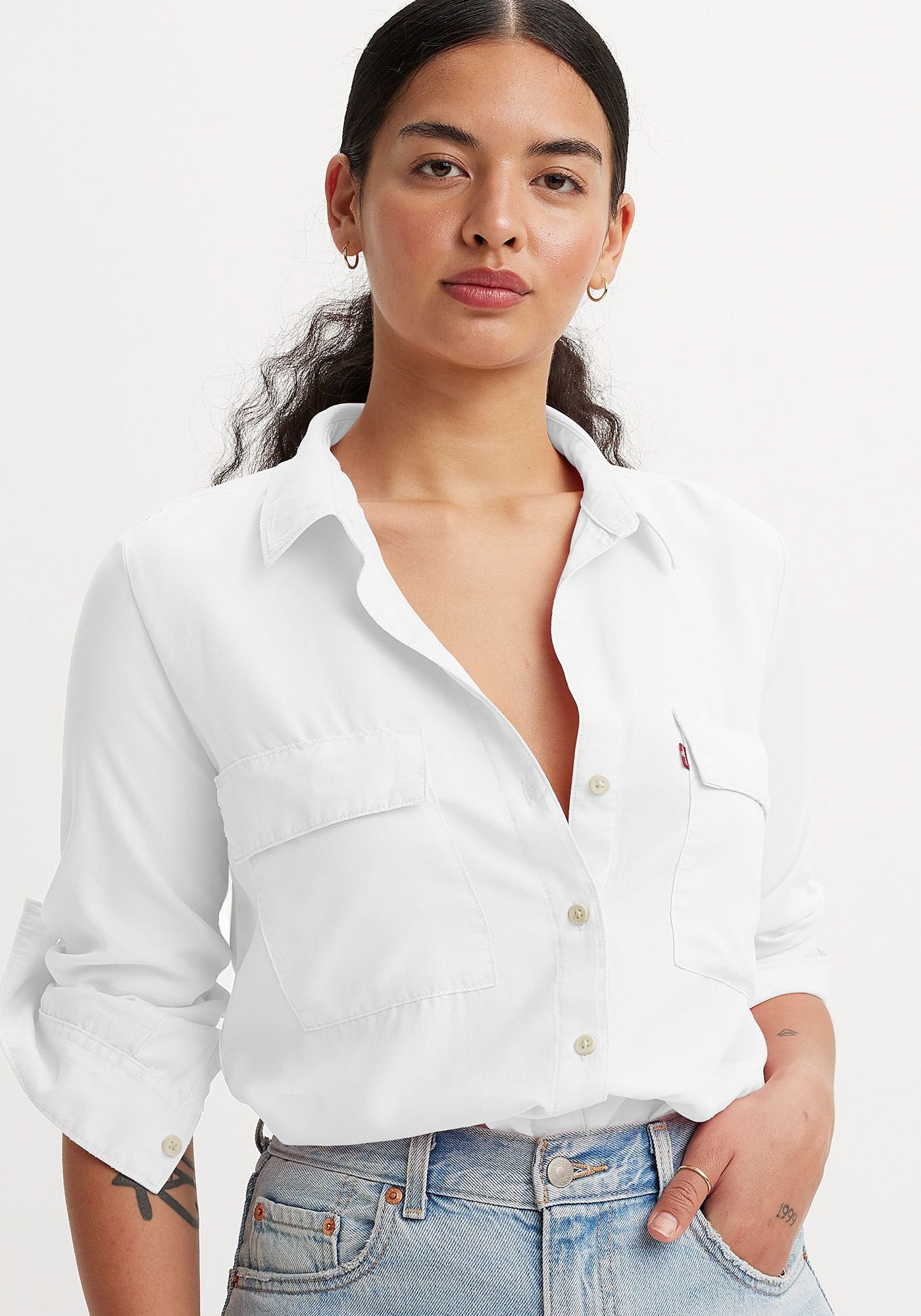 Levi's® Hemdbluse »DOREEN UTILITY SHIRT RE«, in gewaschener Optik