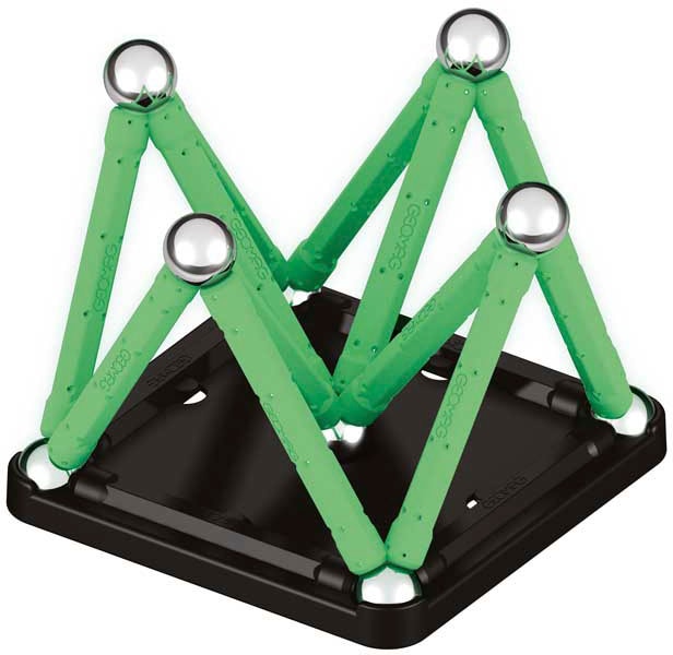 Geomag™ Magnetspielbausteine »GEOMAG™ Glow, Recycled«, (25 St.), aus recyceltem Material; Made in Europe