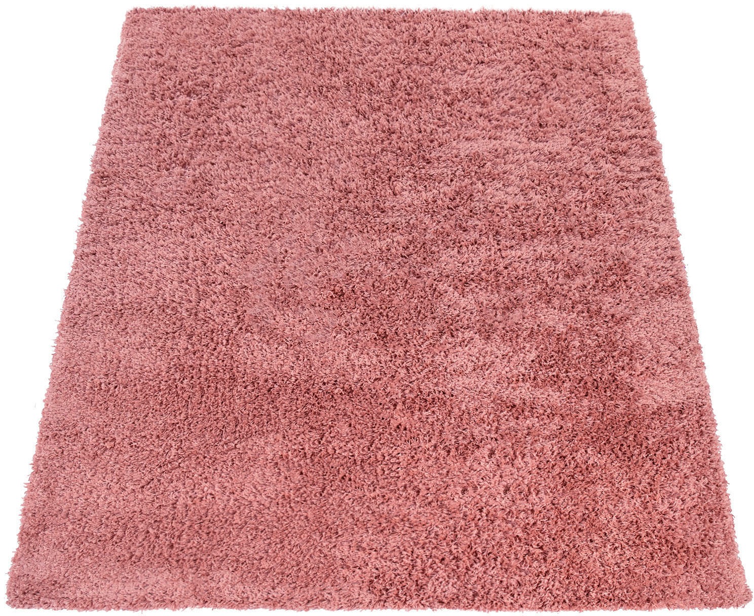 Paco Home Teppich »Twister 500«, rechteckig, 44 mm Höhe, Uni Hochflor Shaggy mit hoher Fadendichte