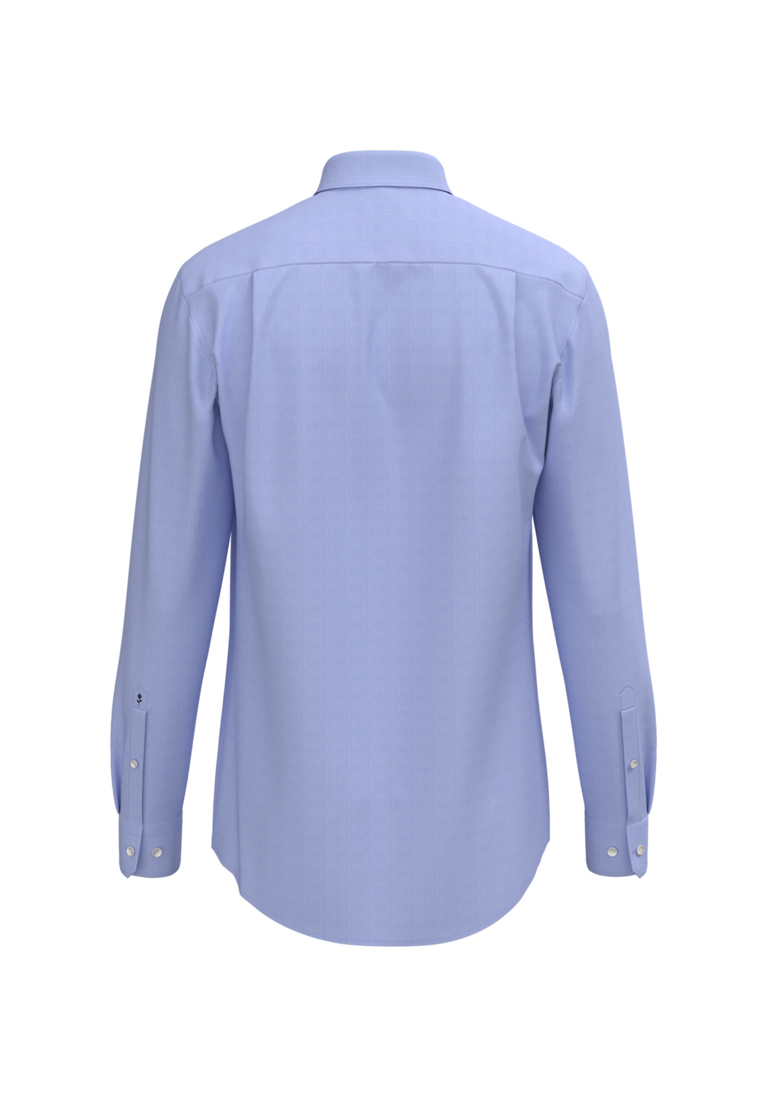 seidensticker Businesshemd »Comfort«, Comfort Langarm Button-Down-Kragen Uni