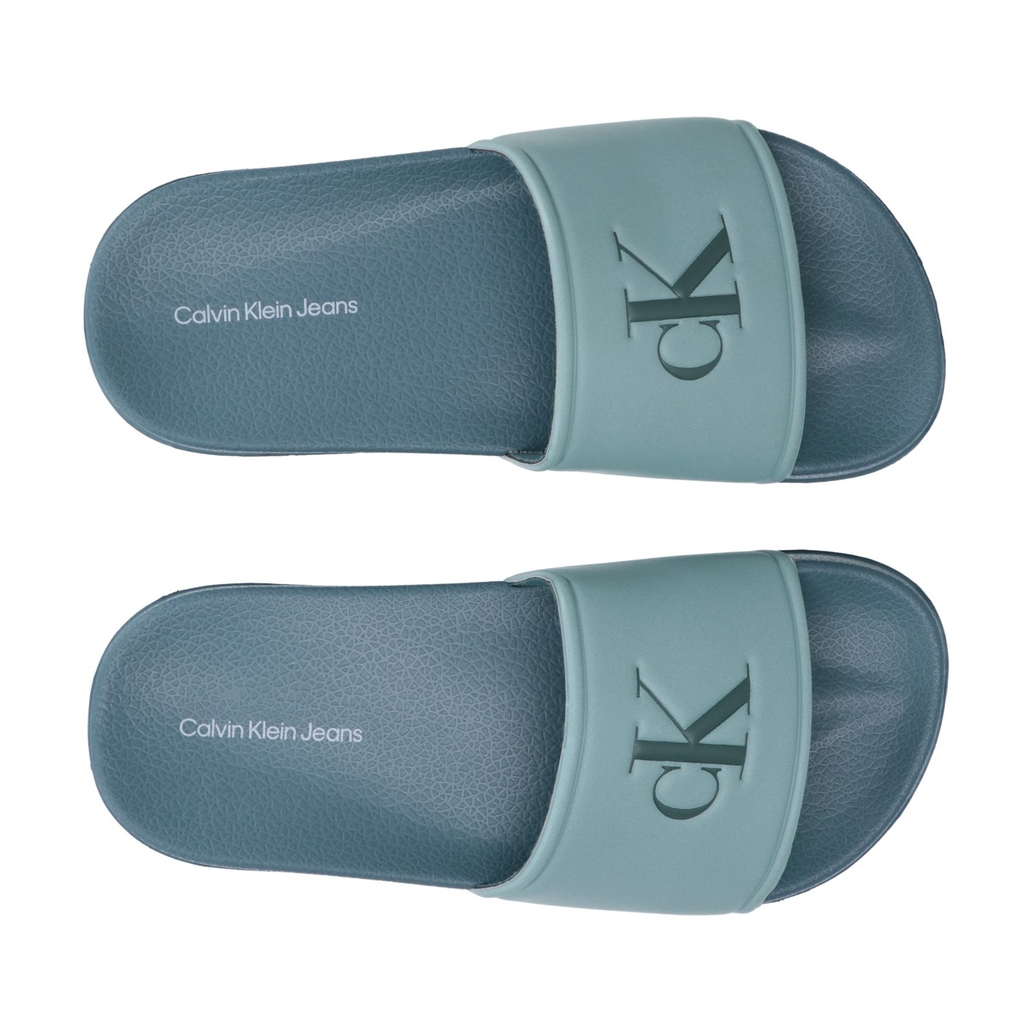 Calvin Klein Jeans Badepantolette, Pool Slides, Wassersandale, Strandschuh mit Logo verziert