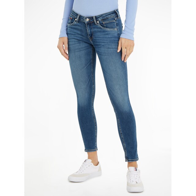 Tommy Jeans Skinny-fit-Jeans »Scarlett«, mit gestickter Tommy Jeans Flag an  der Münztasche kaufen bei OTTO | Straight-Fit Jeans