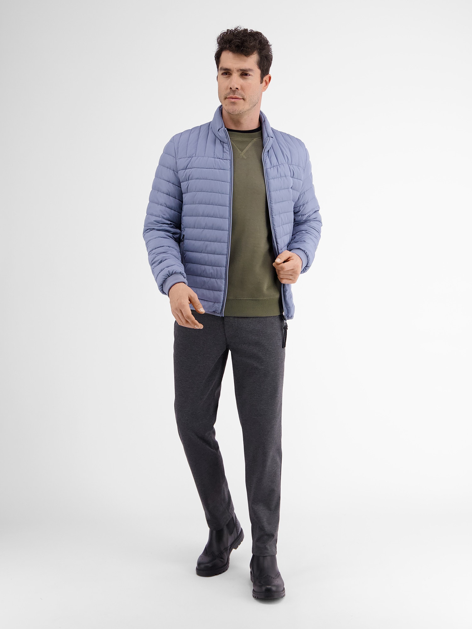 LERROS Sweatshirt »LERROS Leichter Sweater in Strukturqualität«