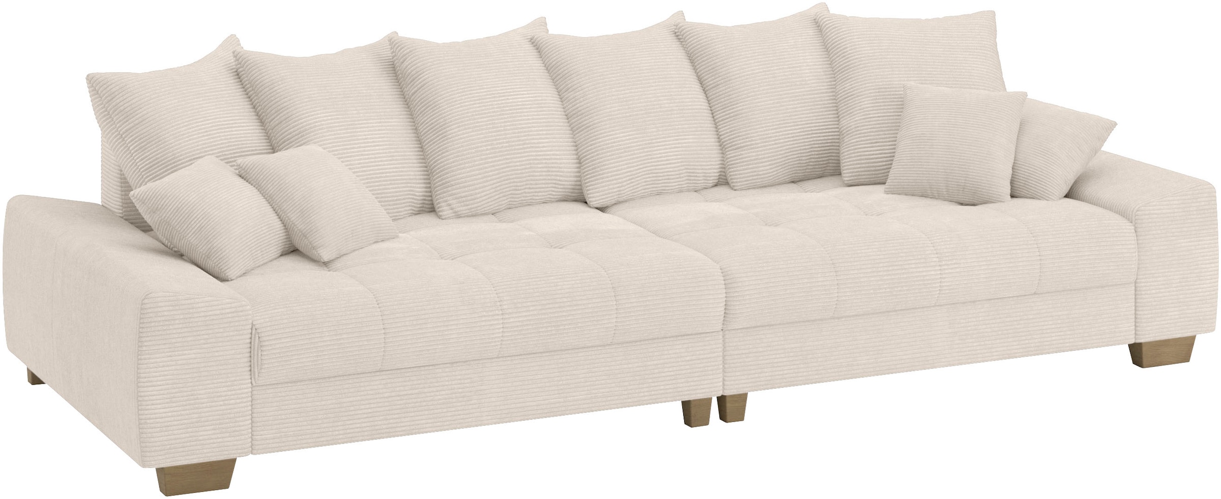 Mr. Couch Big-Sofa »Nikita II«, Wahlweise mit Kaltschaumpolsterung, bis 140 kg belastbar