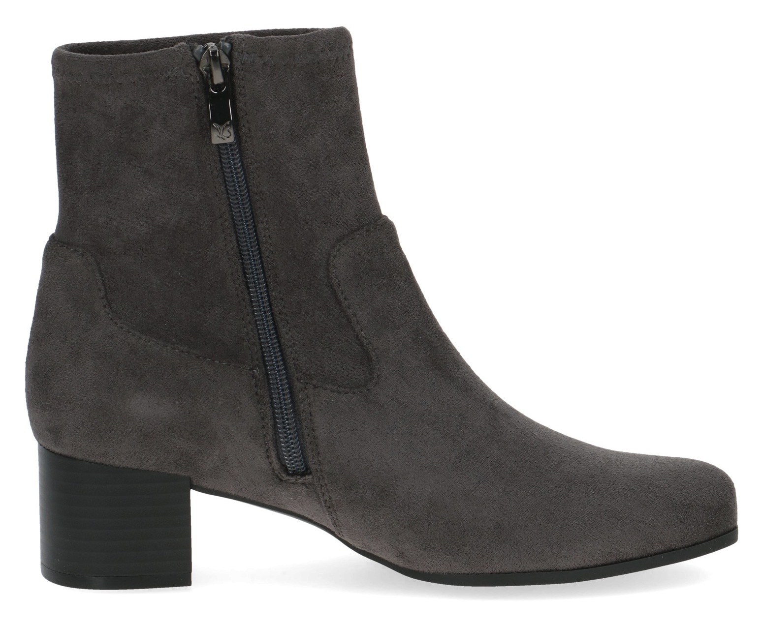 Caprice Stiefelette, Blockabsatz, Businessschuh mit praktischem Innenreißverschluss