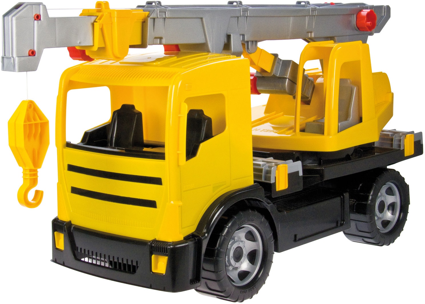 Spielzeug-Krankenwagen »Giga Trucks, gelb-schwarz«, Made in Europe