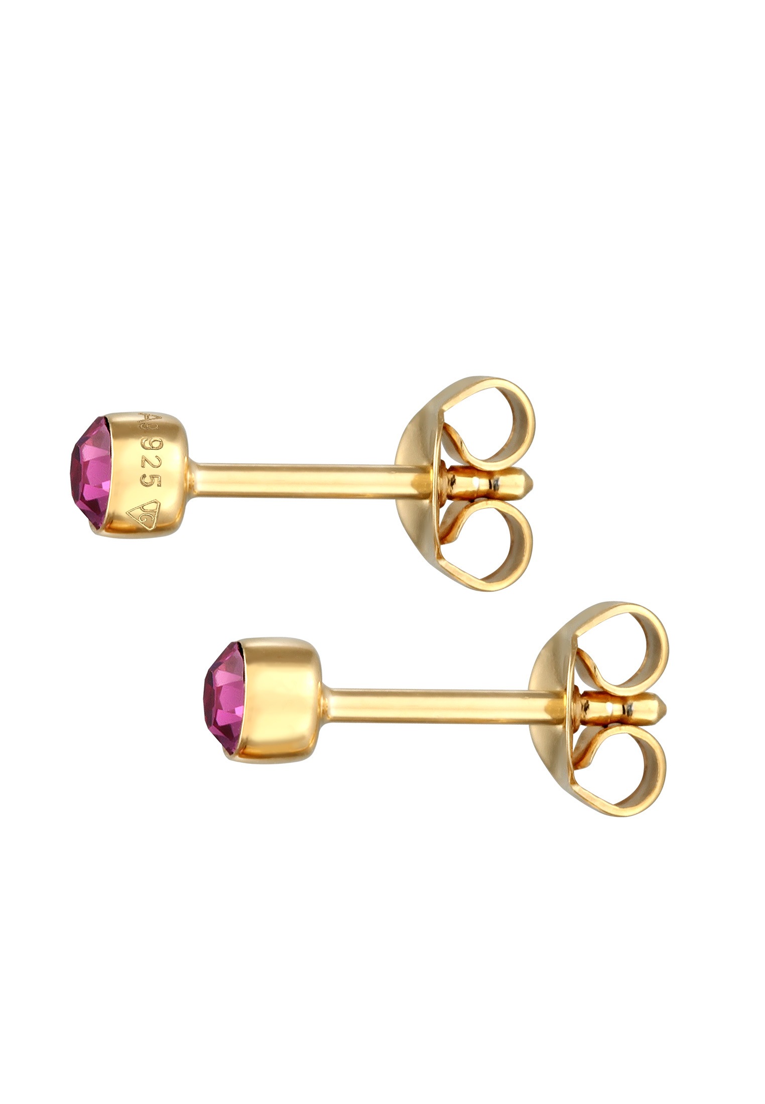 Elli Paar Ohrstecker »Ohrringe Ohrstecker Basic 925 Silber, mit Kristallen von Swarovski®«