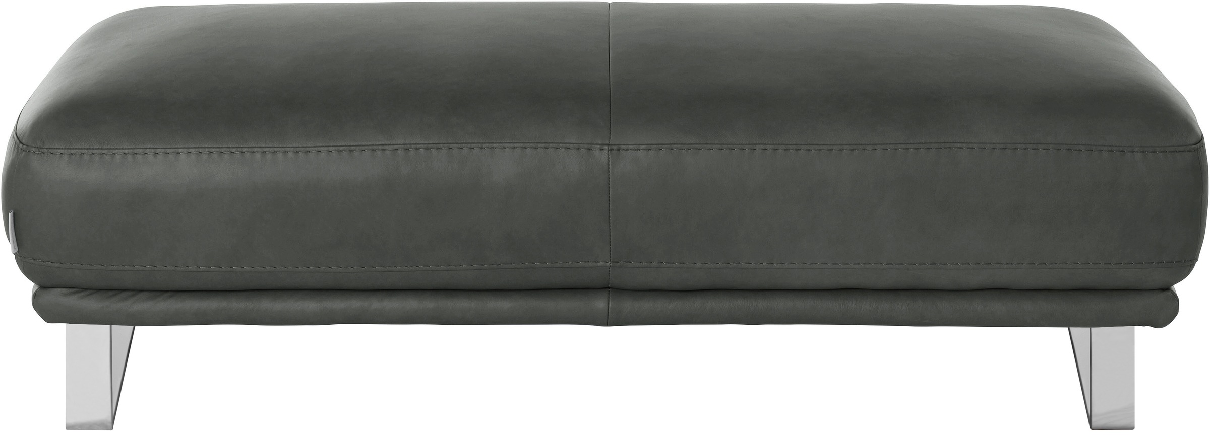 W.SCHILLIG Hocker »montanaa« mit Metallkufen in Chrom glänzend, Breite 141 cm