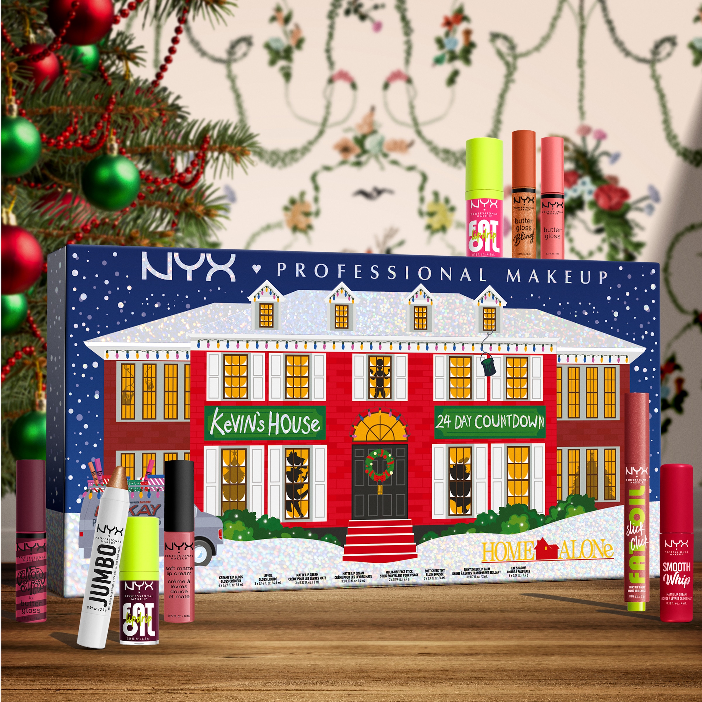 NYX Adventskalender »NYX Professional Makeup Home Alone Adventskalender 2024«, ab 13 Jahren, Make-Up Set