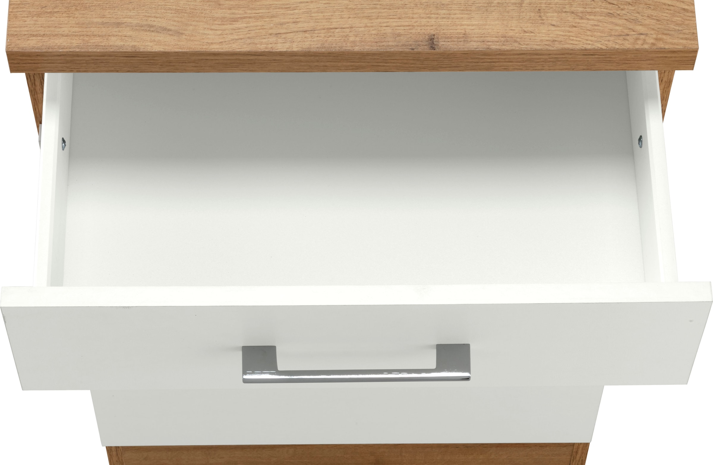 KOCHSTATION Auszugsunterschrank »KS-Colmar«, 50 cm, mit Metallgriff, alles sofort greifbar dank zwei großer Auszüge