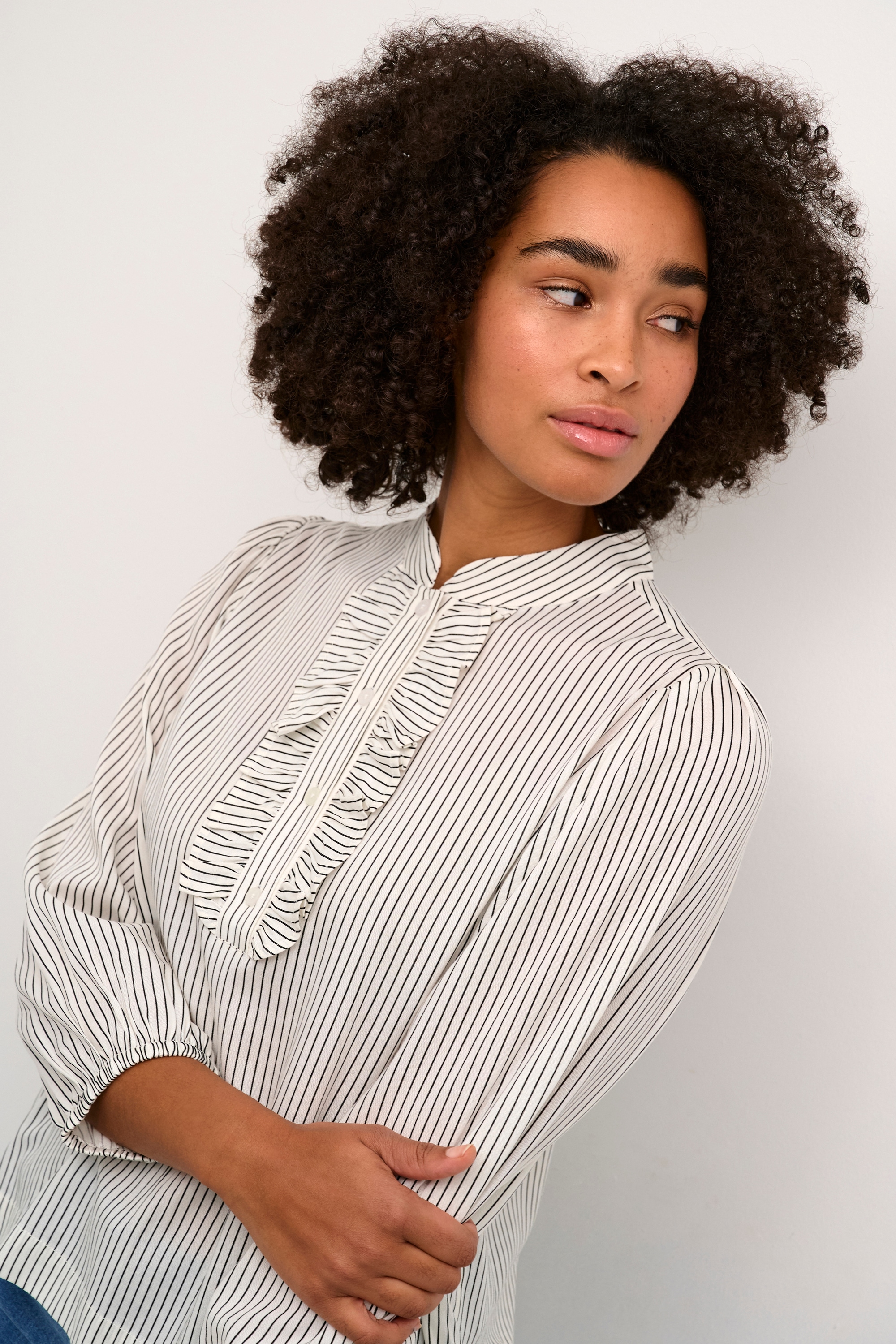 KAFFE Langarmbluse »Langarm-Bluse KAsidsel«