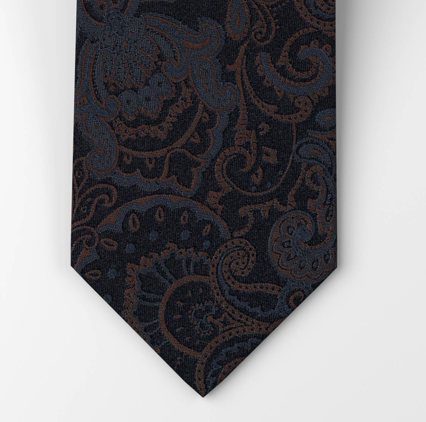 OLYMP Krawatte reine Seide, modisches Muster, 6,5 cm