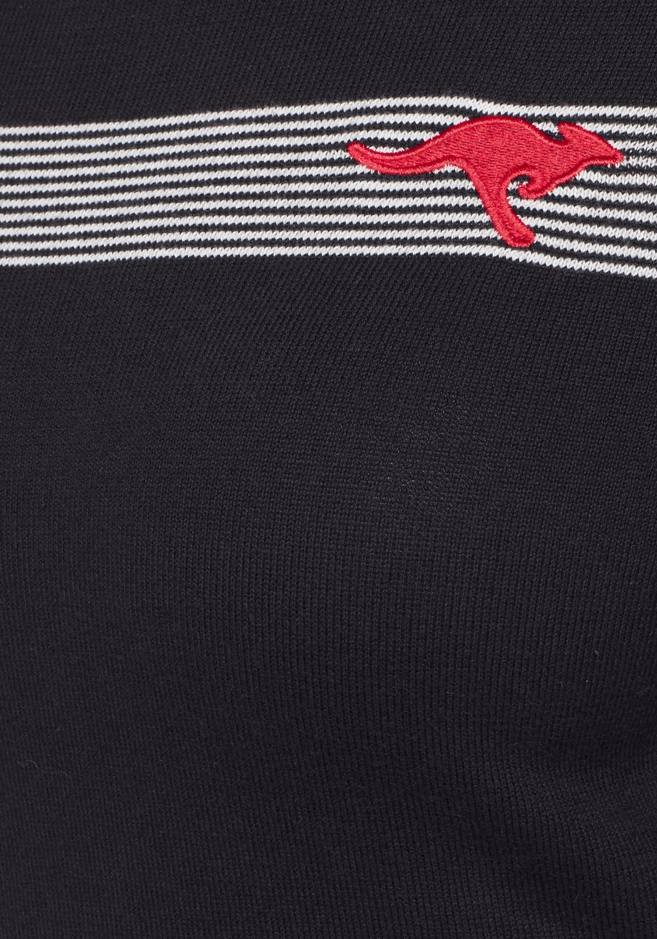 KangaROOS Strickkleid, mit Streifen-Details im Color Blocking Style