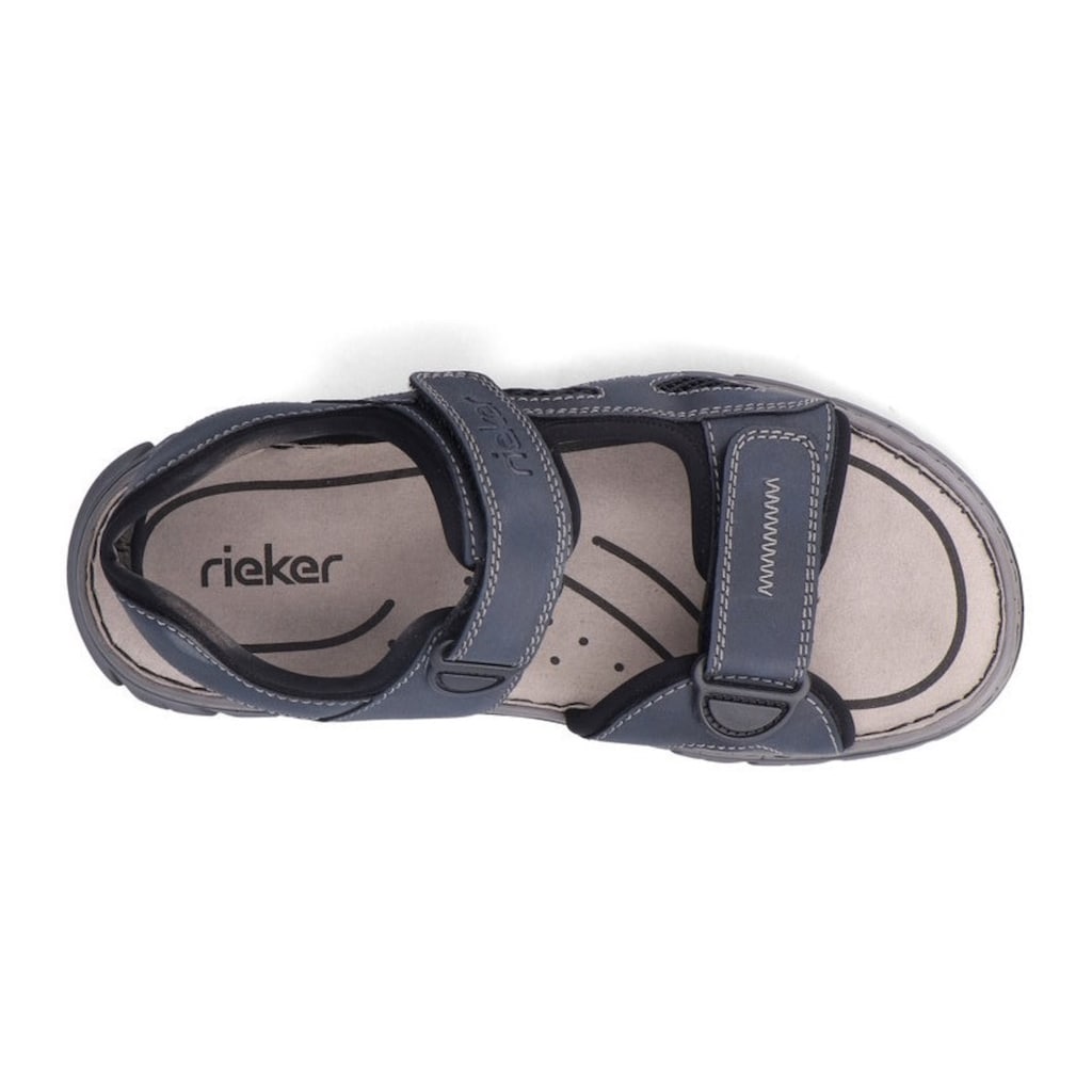 Rieker Sandale, Sommerschuh, Klettschuh, Outdoorsandale, in Trekking-Optik