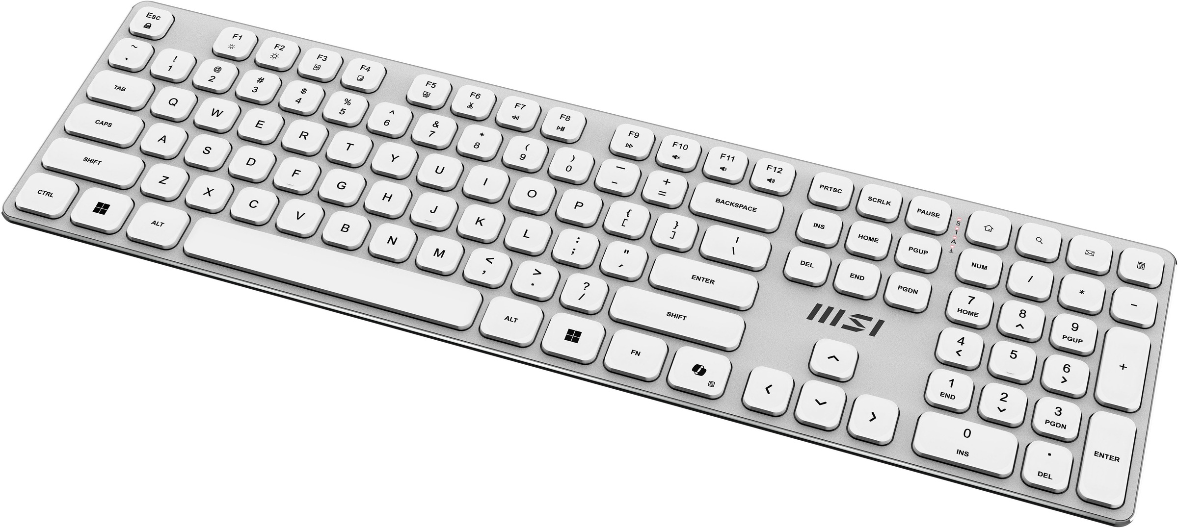 MSI Wireless-Tastatur »Forge K210 Combo« (USB-Anschluss | Ziffernblock | verstellbare Füße)