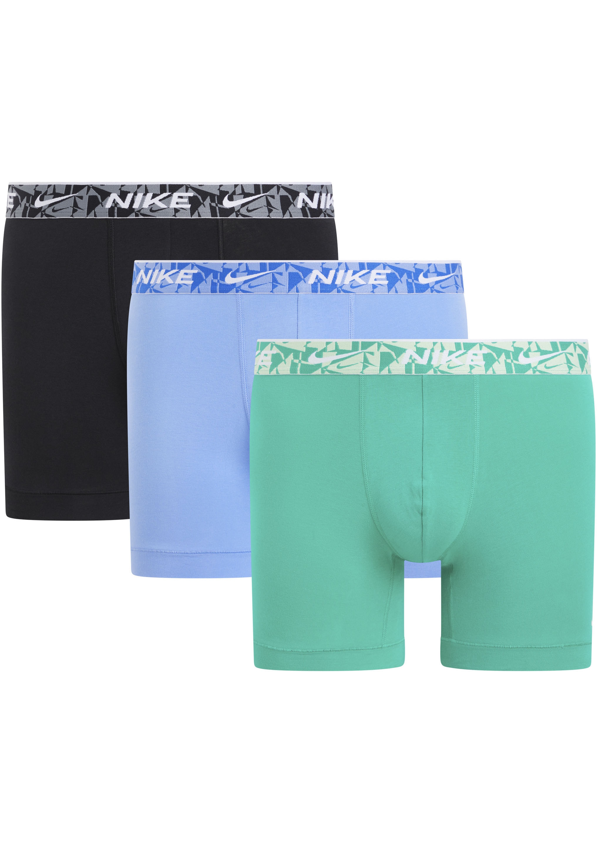 NIKE Underwear Boxershorts »BOXER BRIEF 3PK«, (Packung, 3 St., 3er), mit NIKE Logo-Elastikbund