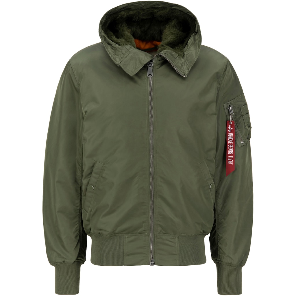 Alpha Industries Bomberjacke »MA-1 HOODED«, mit Kapuze