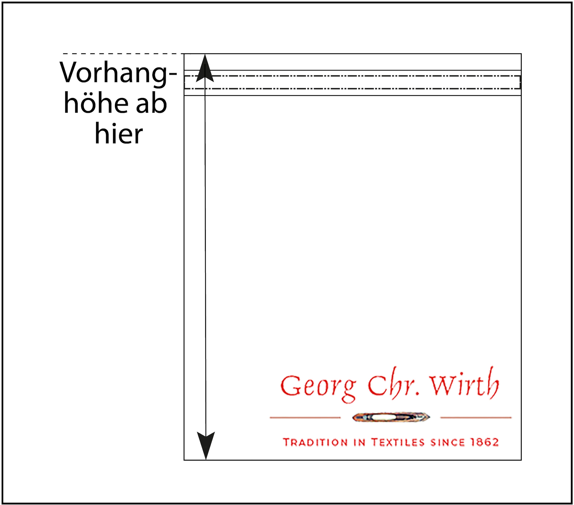 (1 »Torbole«, Wirth Vorhang kaufen online St.)