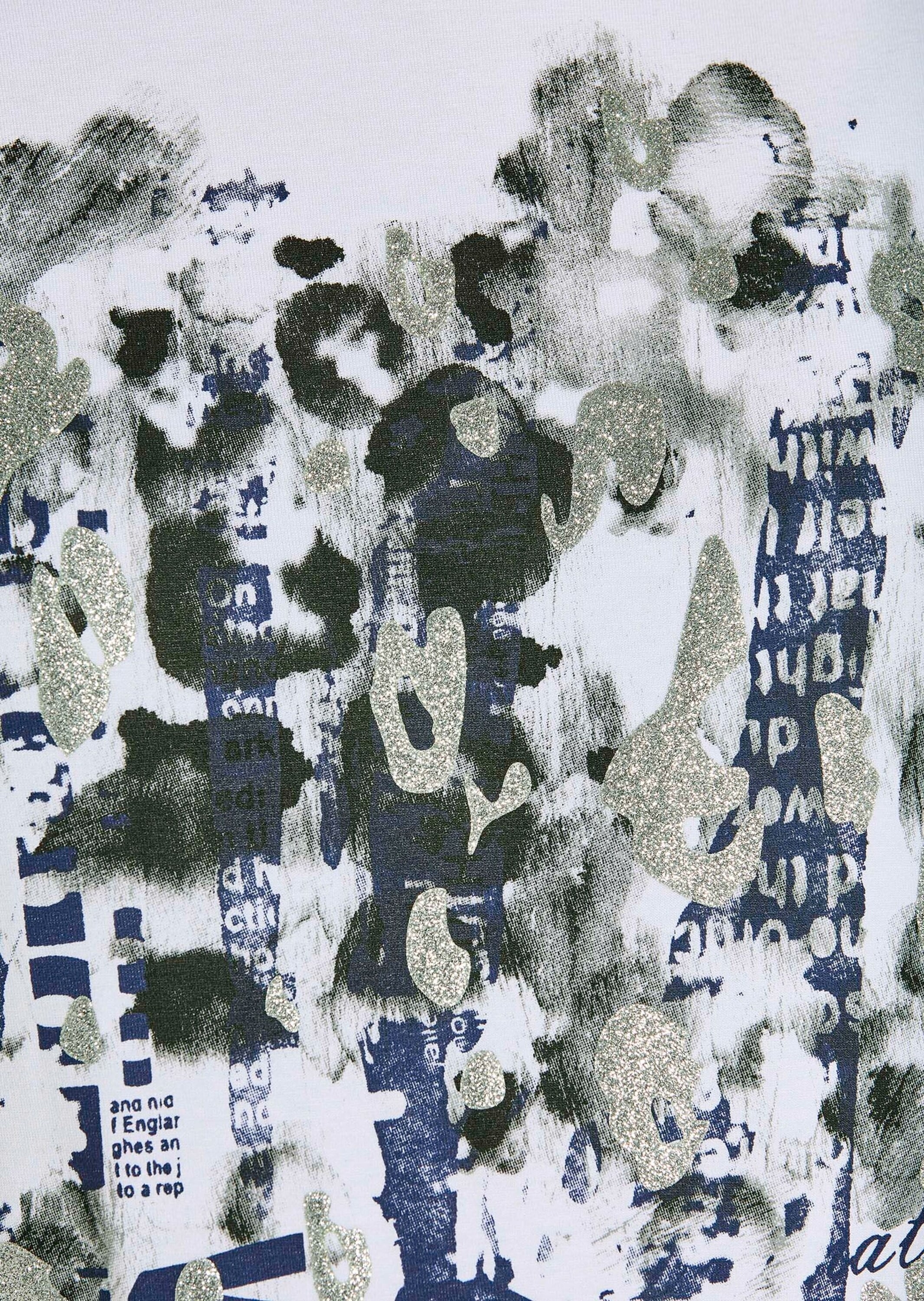 MADELEINE Langarmshirt »Blusenshirt Glamouröses Oberteil mit Straßakzenten«