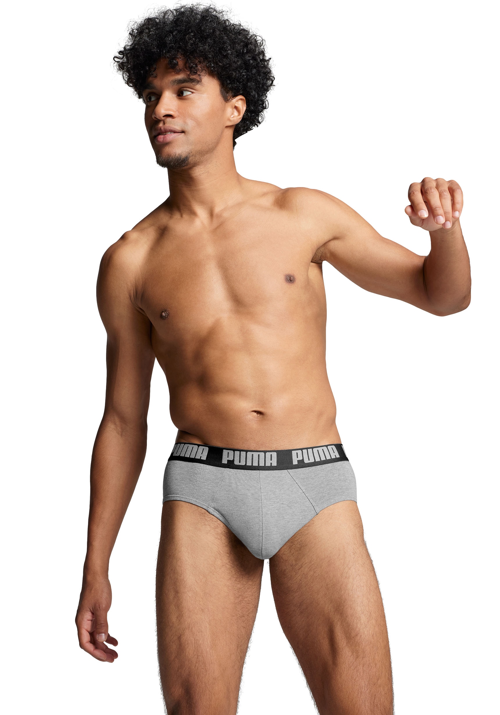 PUMA Slip, (Packung, 2er-Pack), mit breitem Logobund