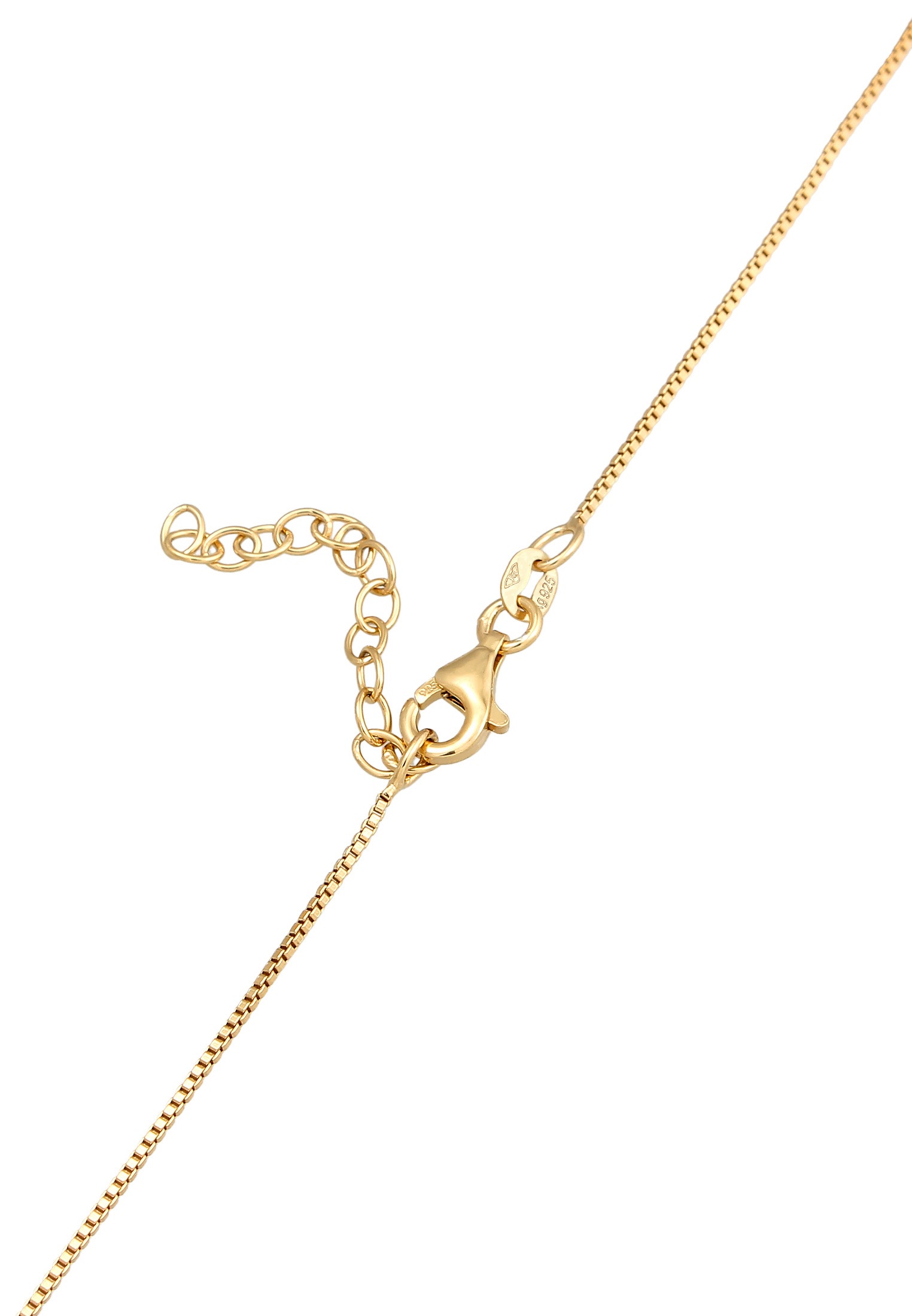 Elli Choker »Halskette Solitär Kristall Venezianerkette 925 Silber«