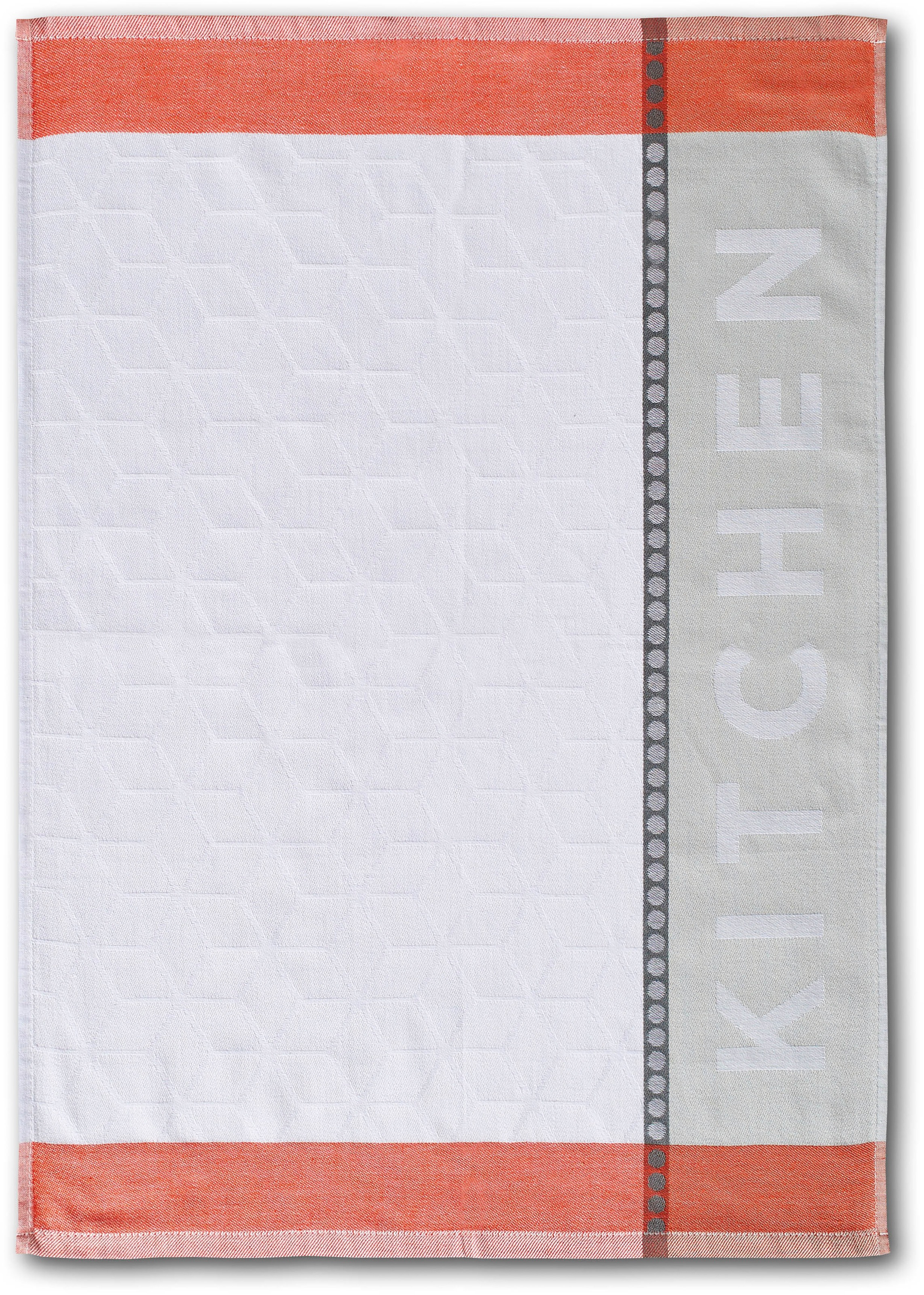 Dyckhoff Geschirrtuch »HOME & KITCHEN, Maße je Tuch ca. 50x70 cm, aus 100% Baumwolle«, (Set, 3 tlg.), mit zwei verschiedenen Motiven