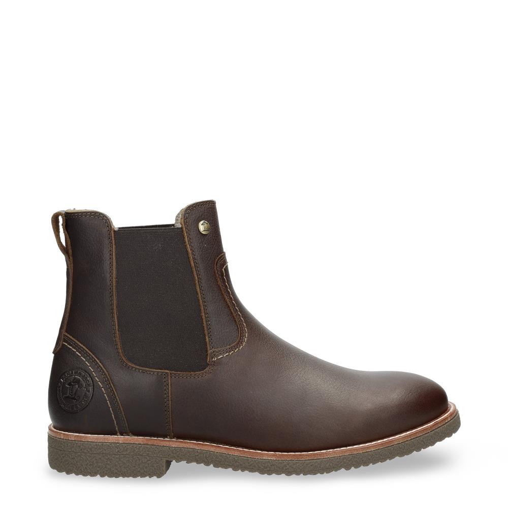 Panama Jack Herren Chelseaboots »Garnock Igloo C3« Schlupfboots, Winterstiefel mit Lammfellfutter, waterproof, Größe 40