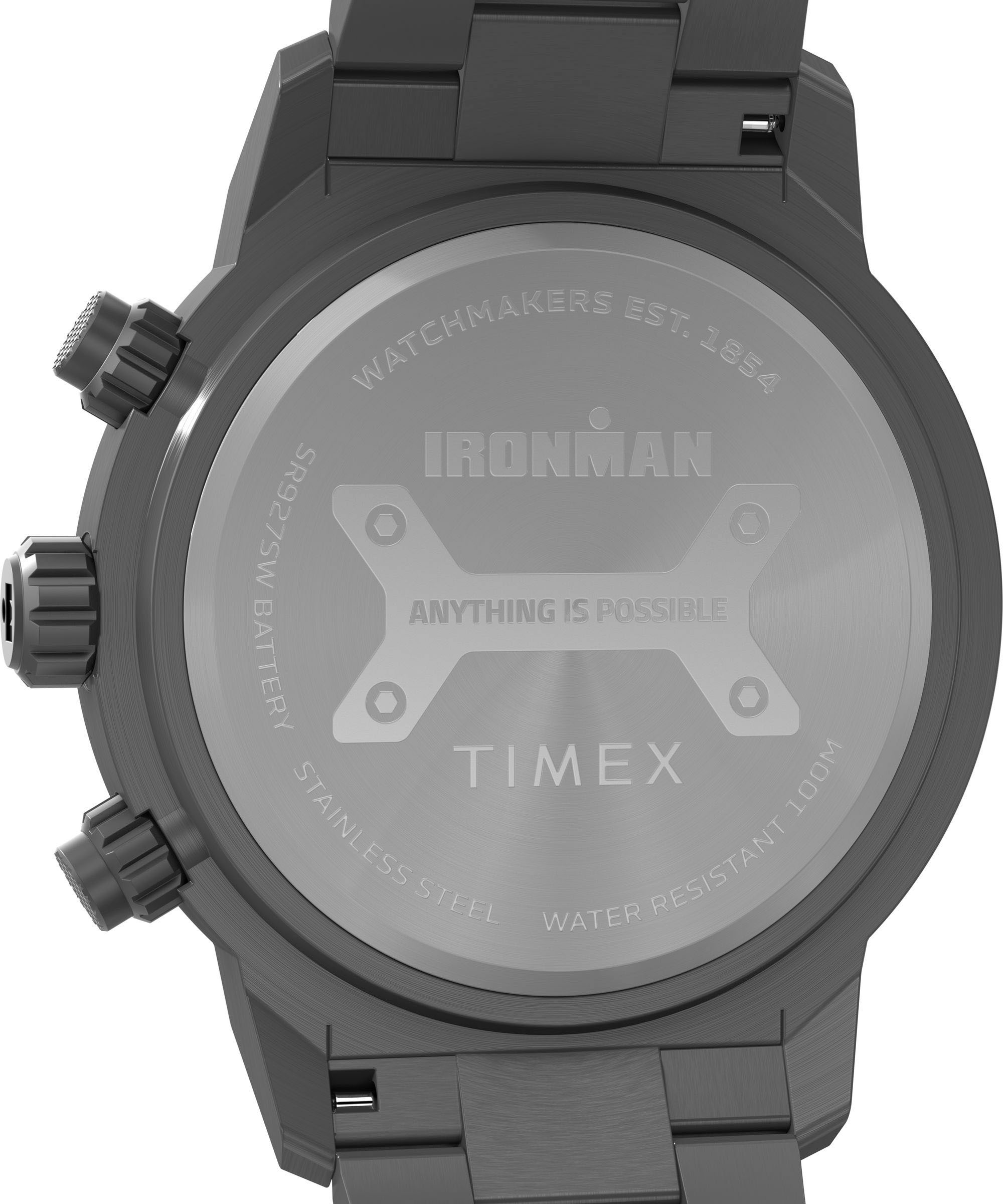 Timex Chronograph »ADRENALINE« Quarzuhr, Armbanduhr, Herrenuhr,Edelstahlarmband,Stoppfunktion