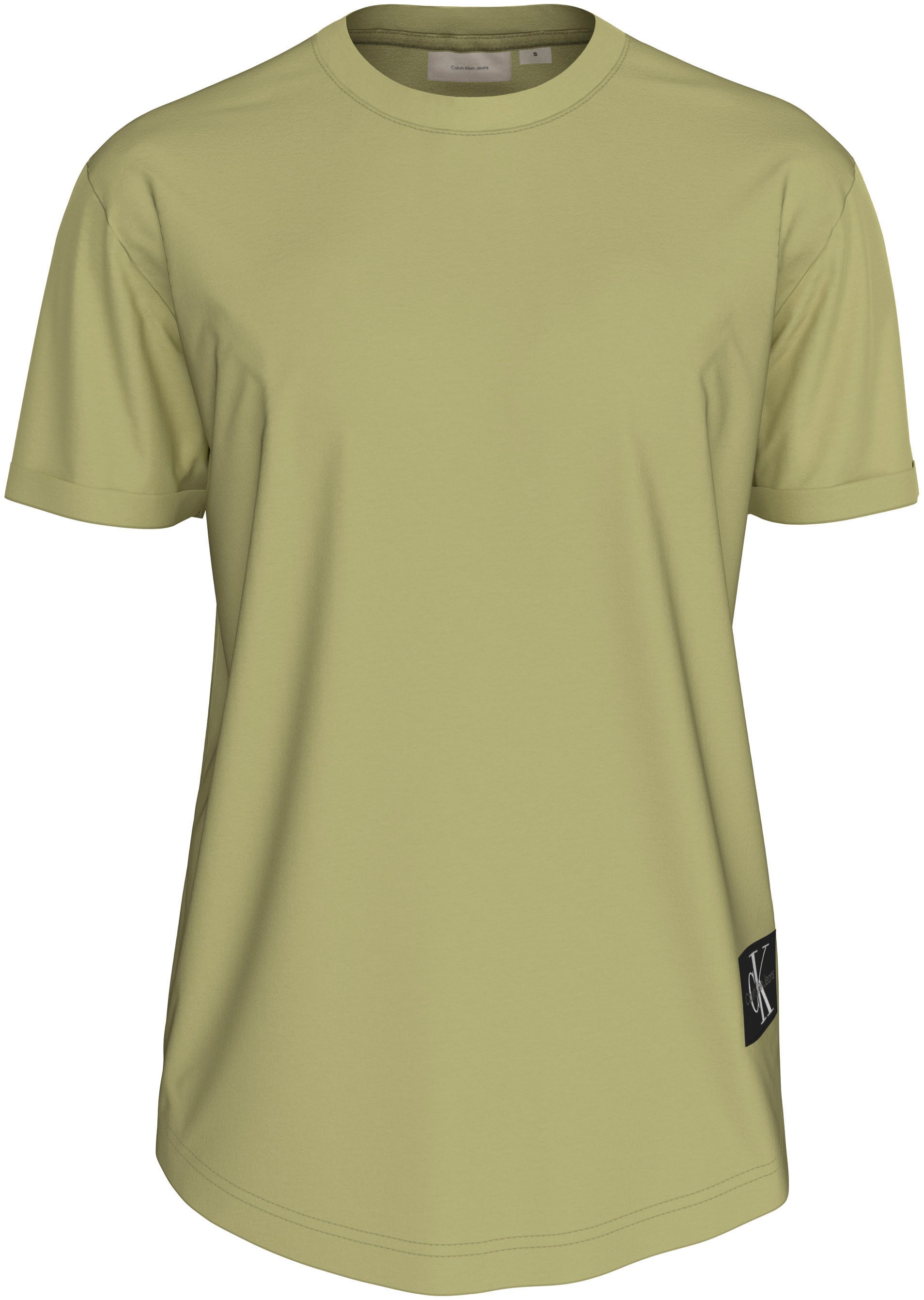 Calvin Klein Jeans T-Shirt »BADGE TURN UP SLEEVE« mit Logopatch