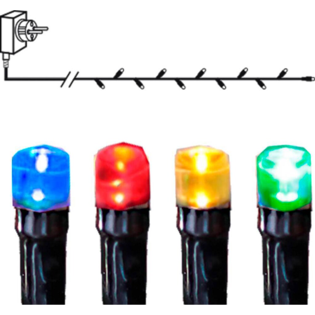 EGLO LED-Lichterkette »SERIE LED, Weihnachtsdeko«, 80 St.-flammig