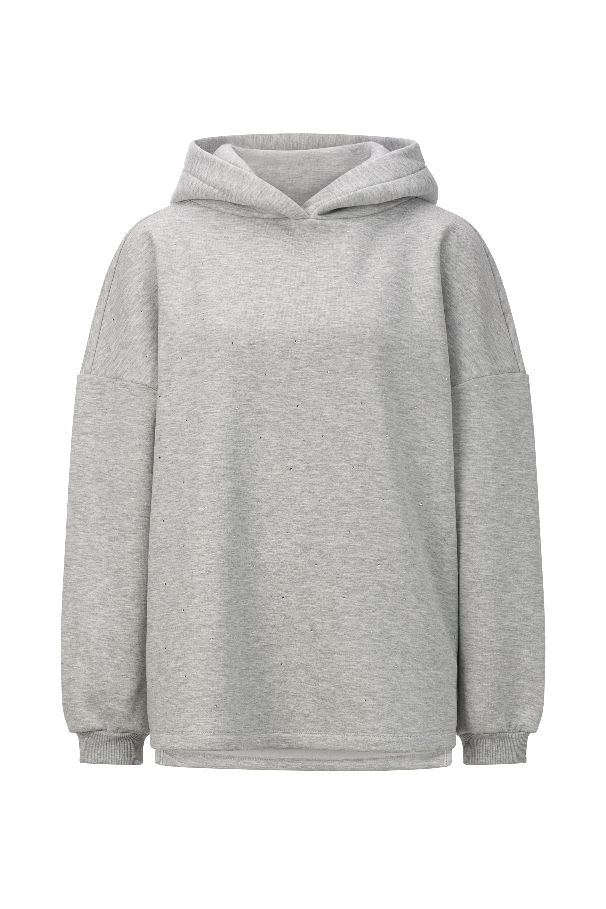 RICHROYAL Hoodie, mit Strasssteinen, oversized fit