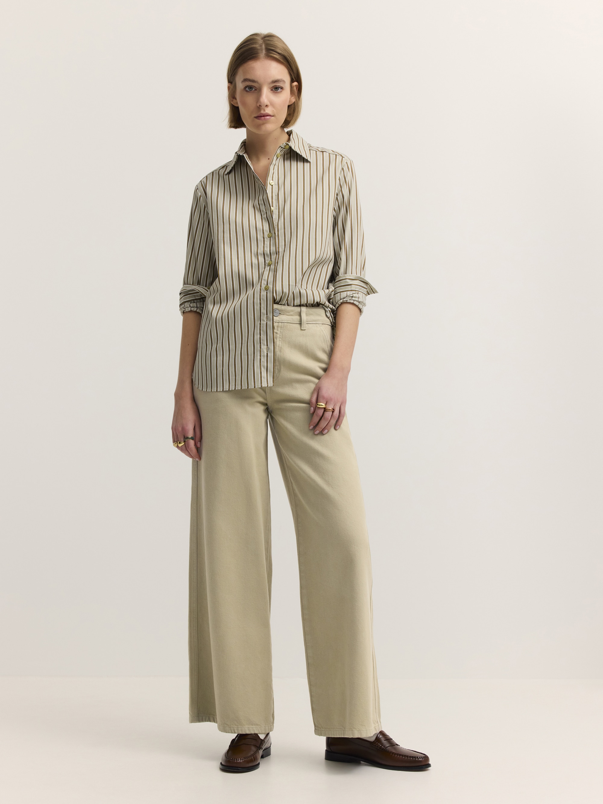 bugatti 5-Pocket-Jeans »Modern Fit« Modern Fit High Waist Baumwolle Lyocell