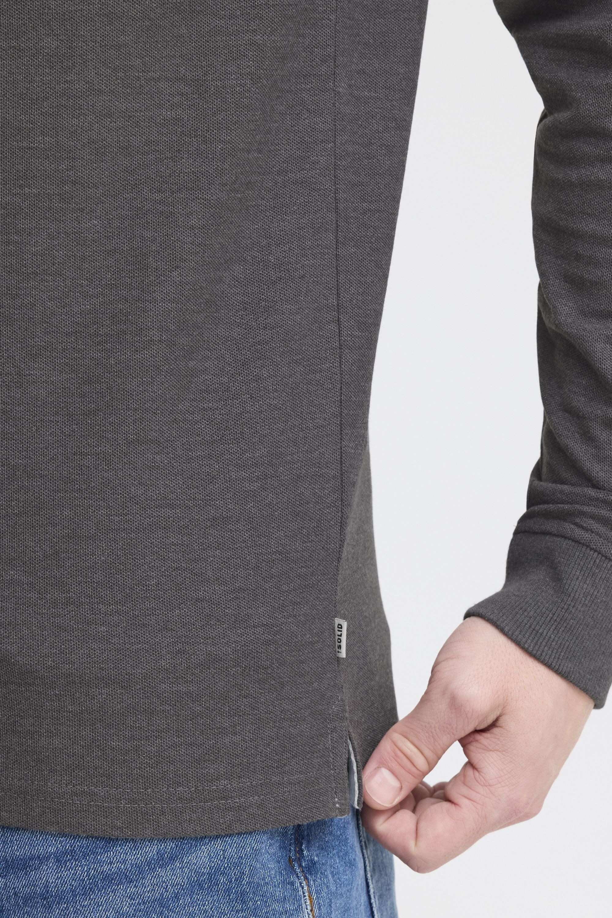 !Solid Langarm-Poloshirt »Langarm-Poloshirt SDHANGOR«