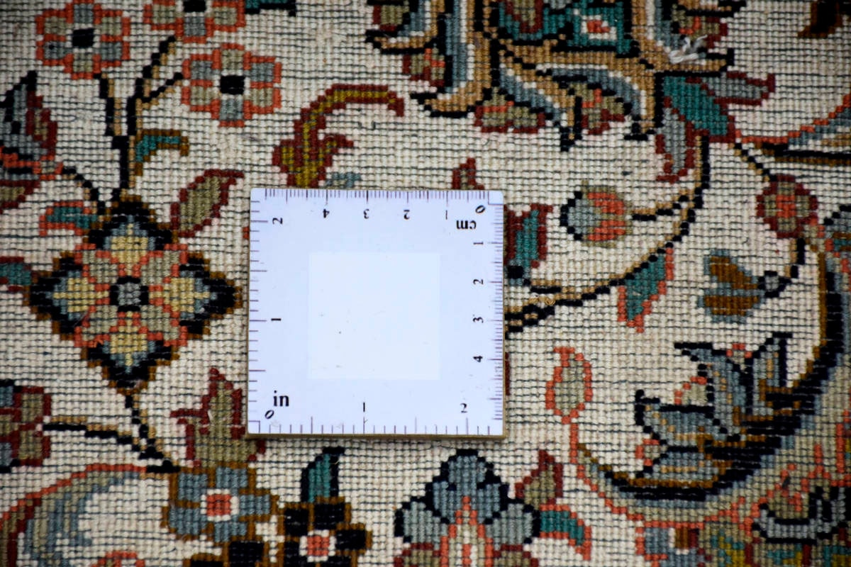 Kayoom Seidenteppich »Kashan 44«, rechteckig, Einzelstück mit Zertifikat, Wohnzimmer