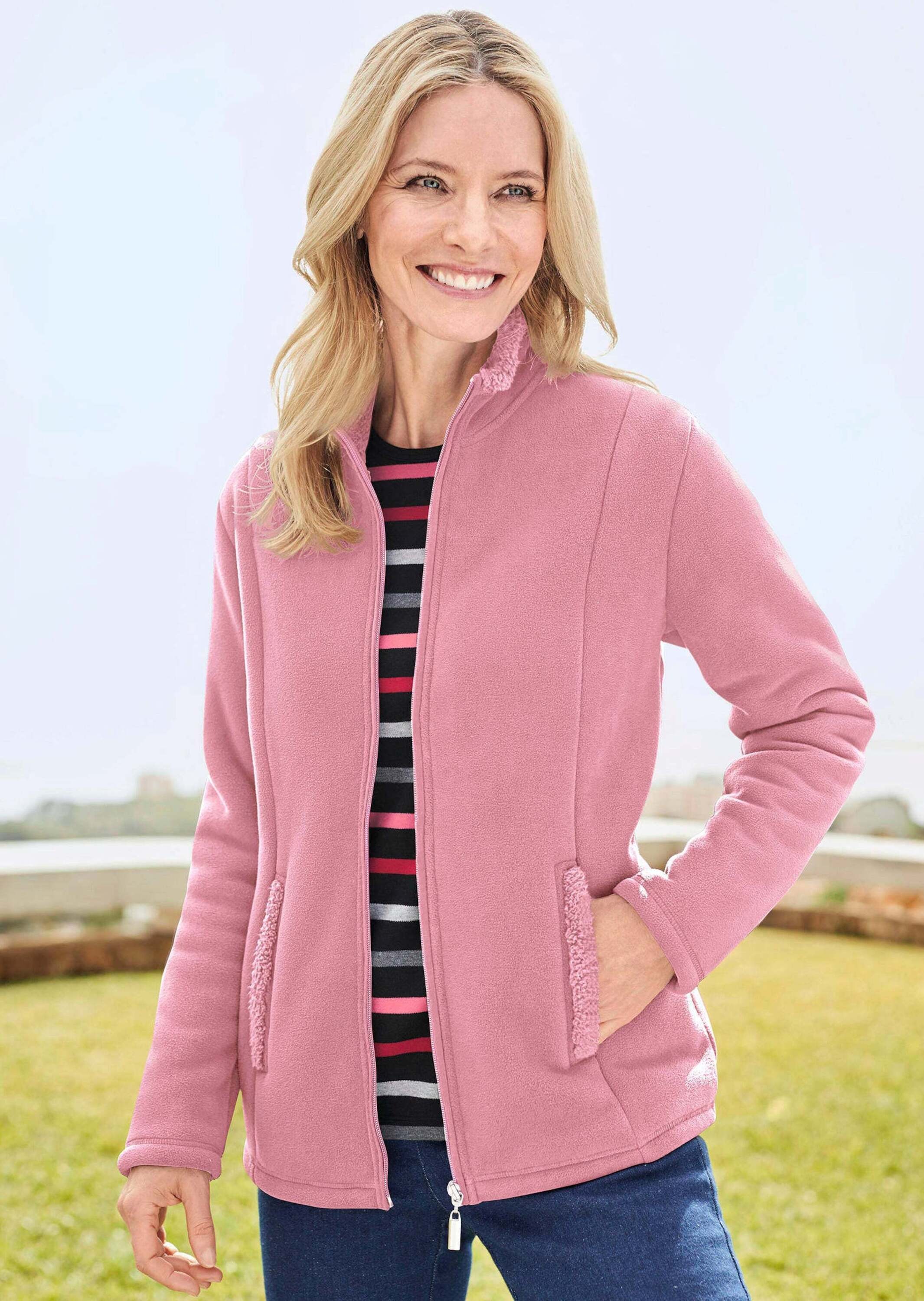 GOLDNER Fleecejacke »Kurzgröße Kuschelweiche Fleece-Jacke« Innen mit weichen Teddyplüsch