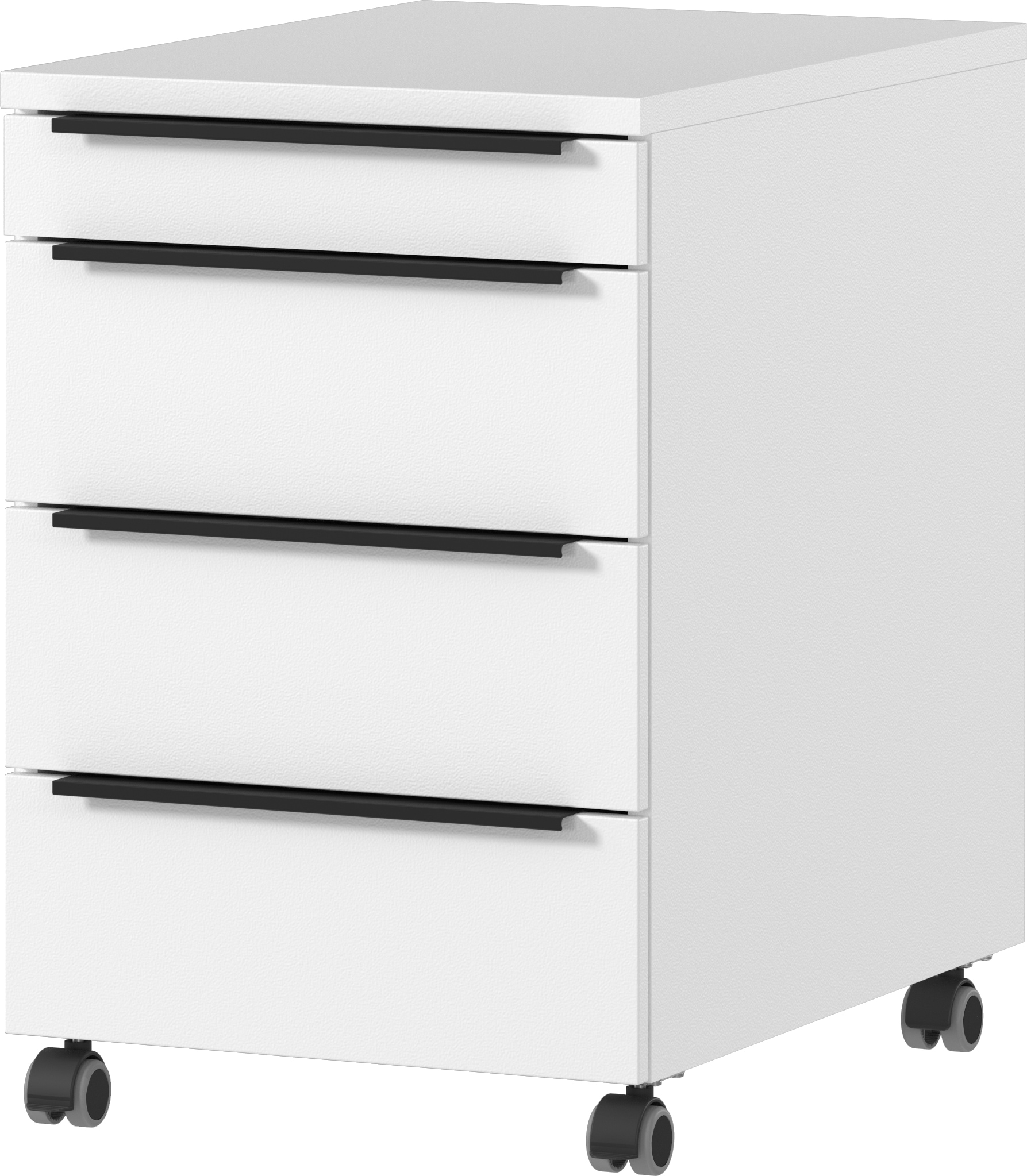 GERMANIA Büromöbel-Set »Mailand«, (3 tlg.), inkl. Schreibtisch, Rollcontainer und Raumteiler