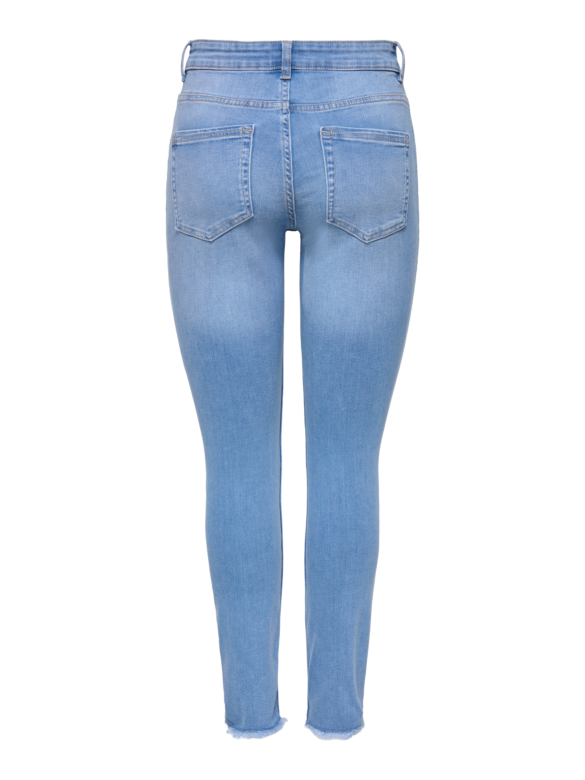 ONLY Skinny-fit-Jeans »ONLLACE MID WAIST SK ANK RW DES DNM BOX« Baumwollmischung, Regular Waist, knöchellang