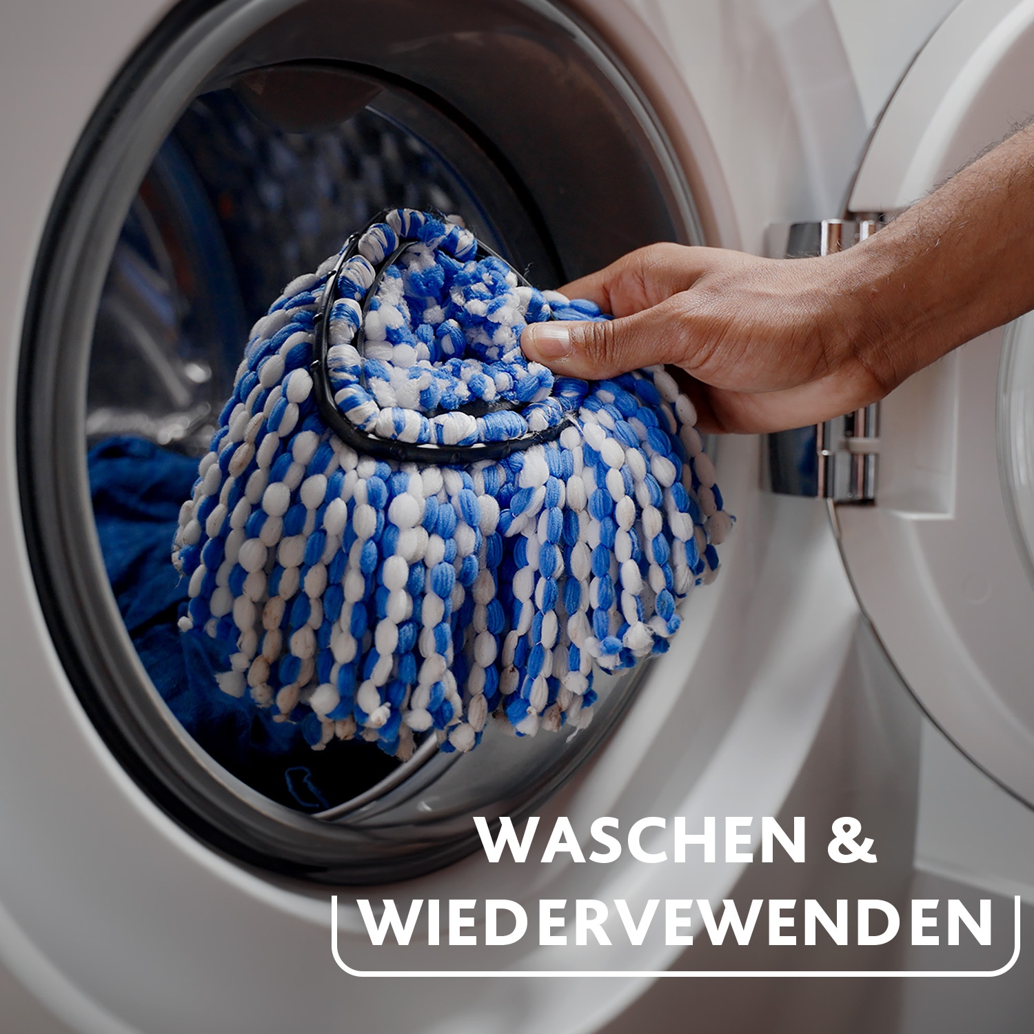 Vileda Wischbezug »Vileda H2Pro Spinmop Ersatzbezug« (Mikrofaser 1 Stk. tlg. Ersatz-Wischkopf für das H2PRO Spin Mop System