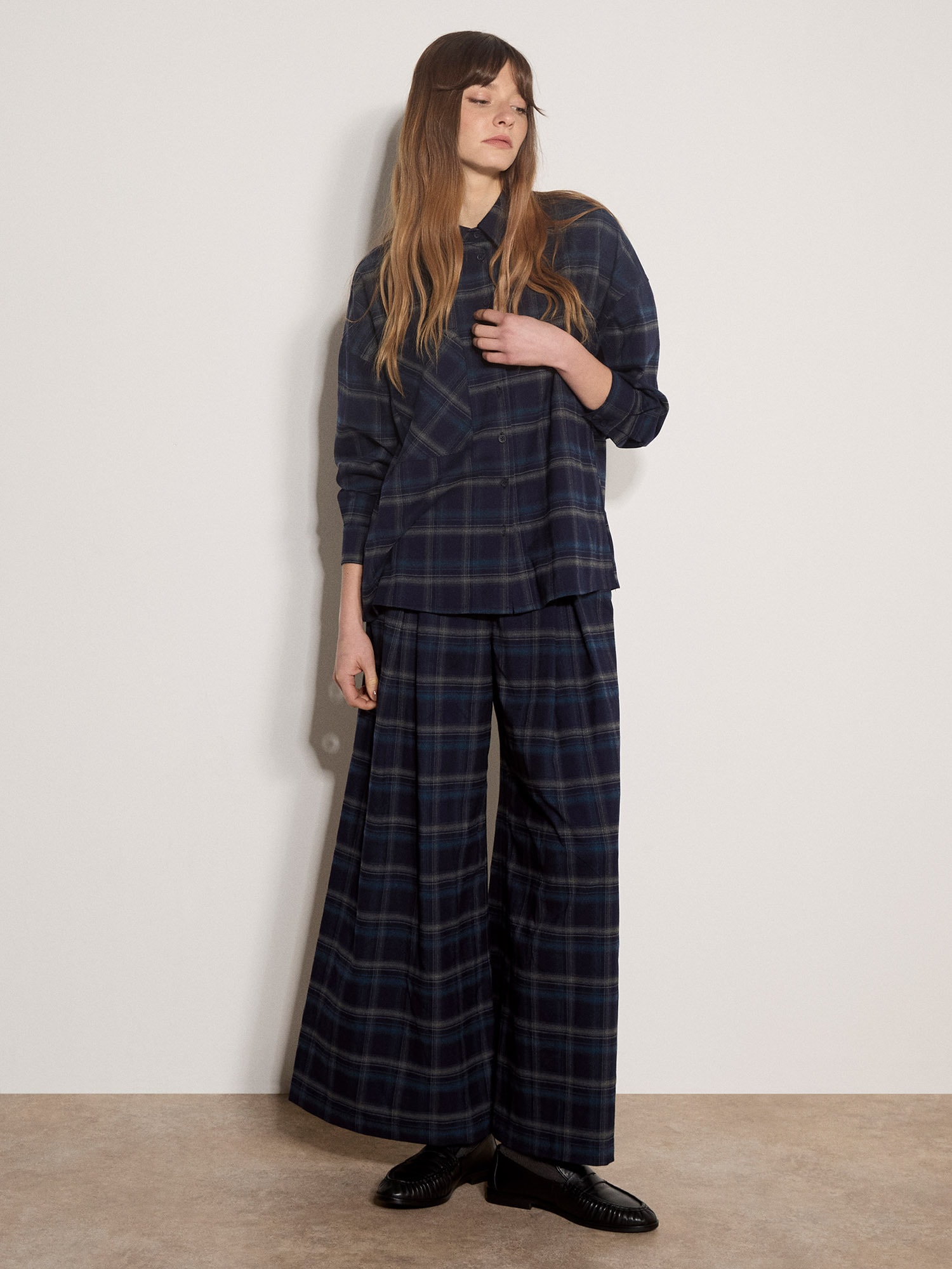 Apricot Hemdbluse »Oversized-Hemd« mit Karomuster