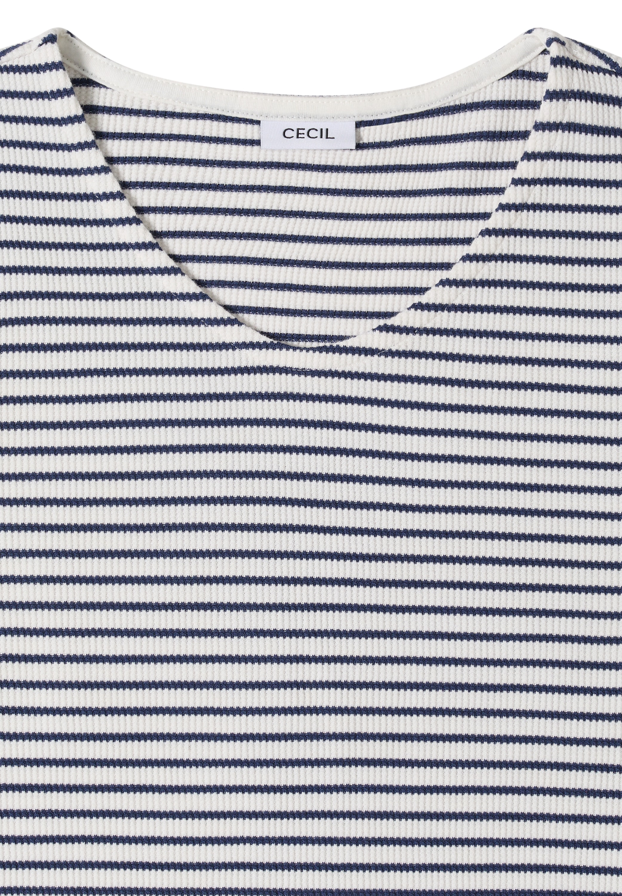 Cecil Kurzarmshirt Sommershirt in Streifen-Optik