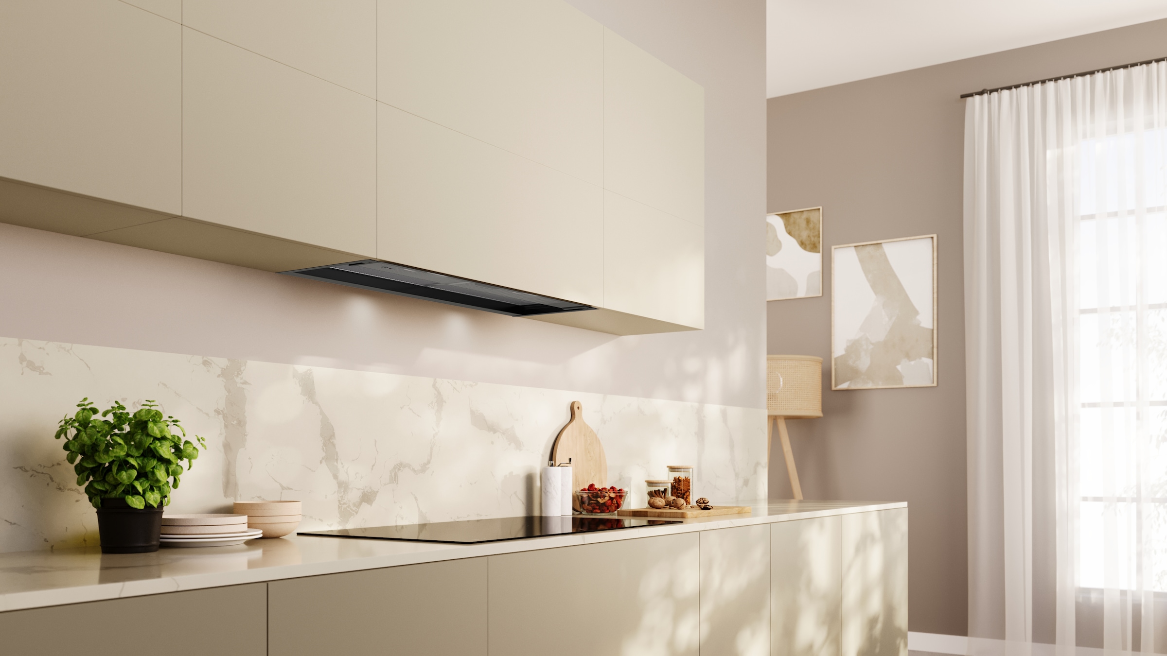 NEFF Lüfterbaustein »D95XCC2S0« Serie N 50 Nahtlos im Schrank integriert & leistungsstarker Abzug