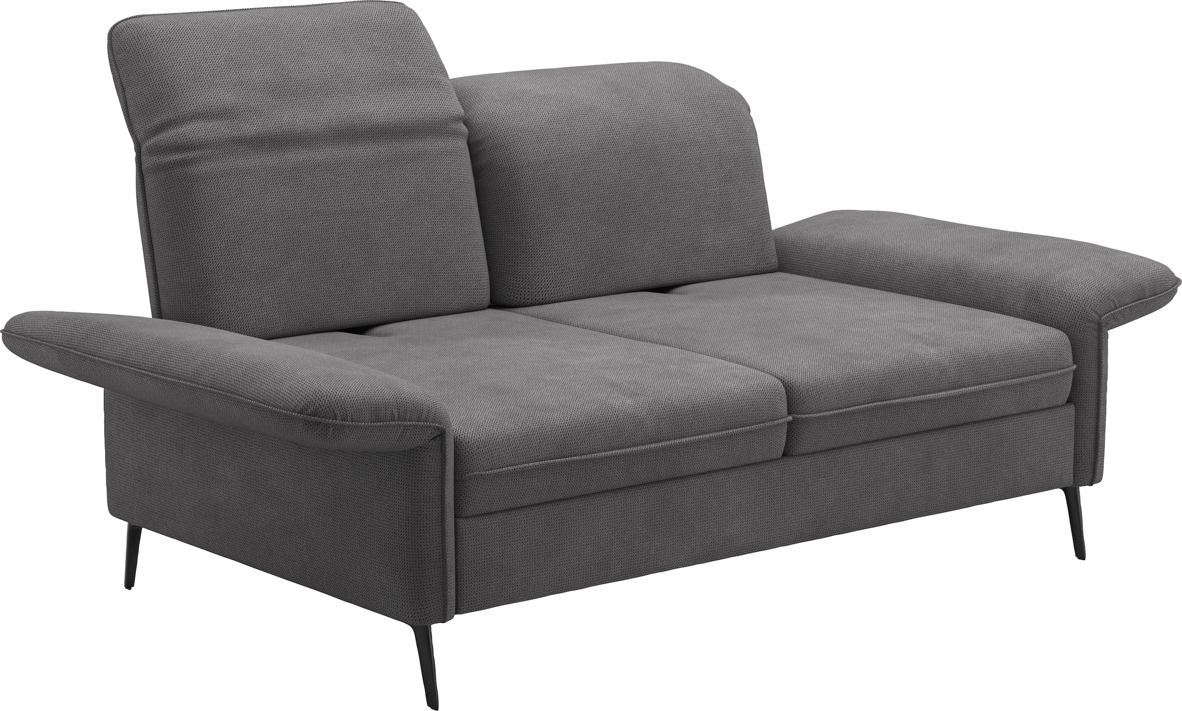 sit&more 3-Sitzer »Emely, inkl. Sitztiefenverstellung«, wahlweise mit Bettfunktion, Kopf- & Armteilverstellung