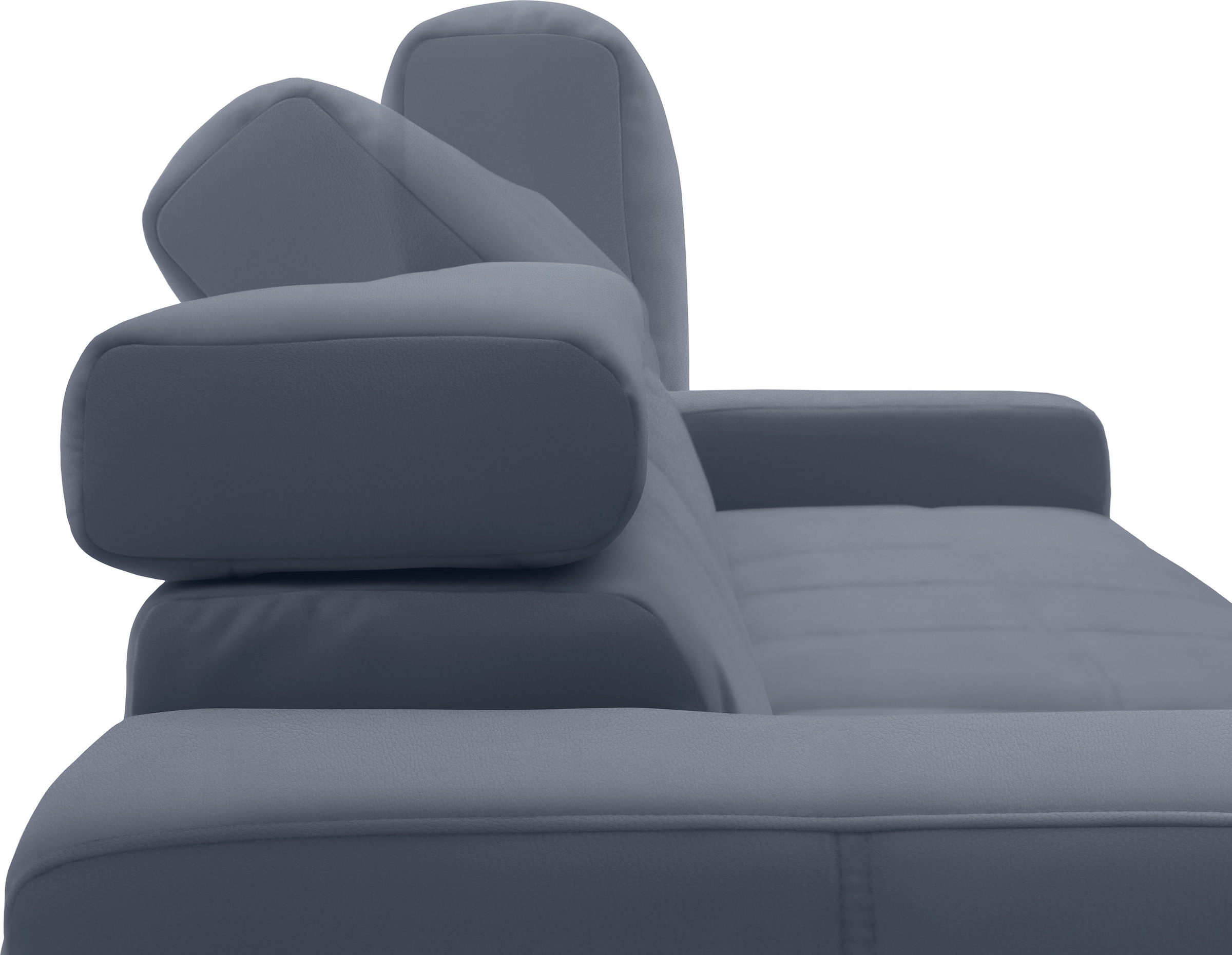 DOMO collection Ecksofa »Brandon kleine Ausführung B/T/H: 214/100/80 cm«, Mit Kopfteilverstellung, auch in Leder und Cord, L-Form