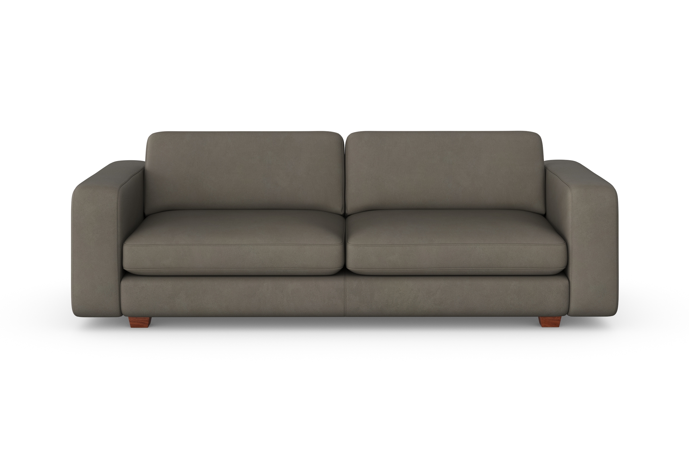 machalke® 3-Sitzer »valentino«, mit breiten Armlehnen, Füße Walnuss, Breite 221 cm