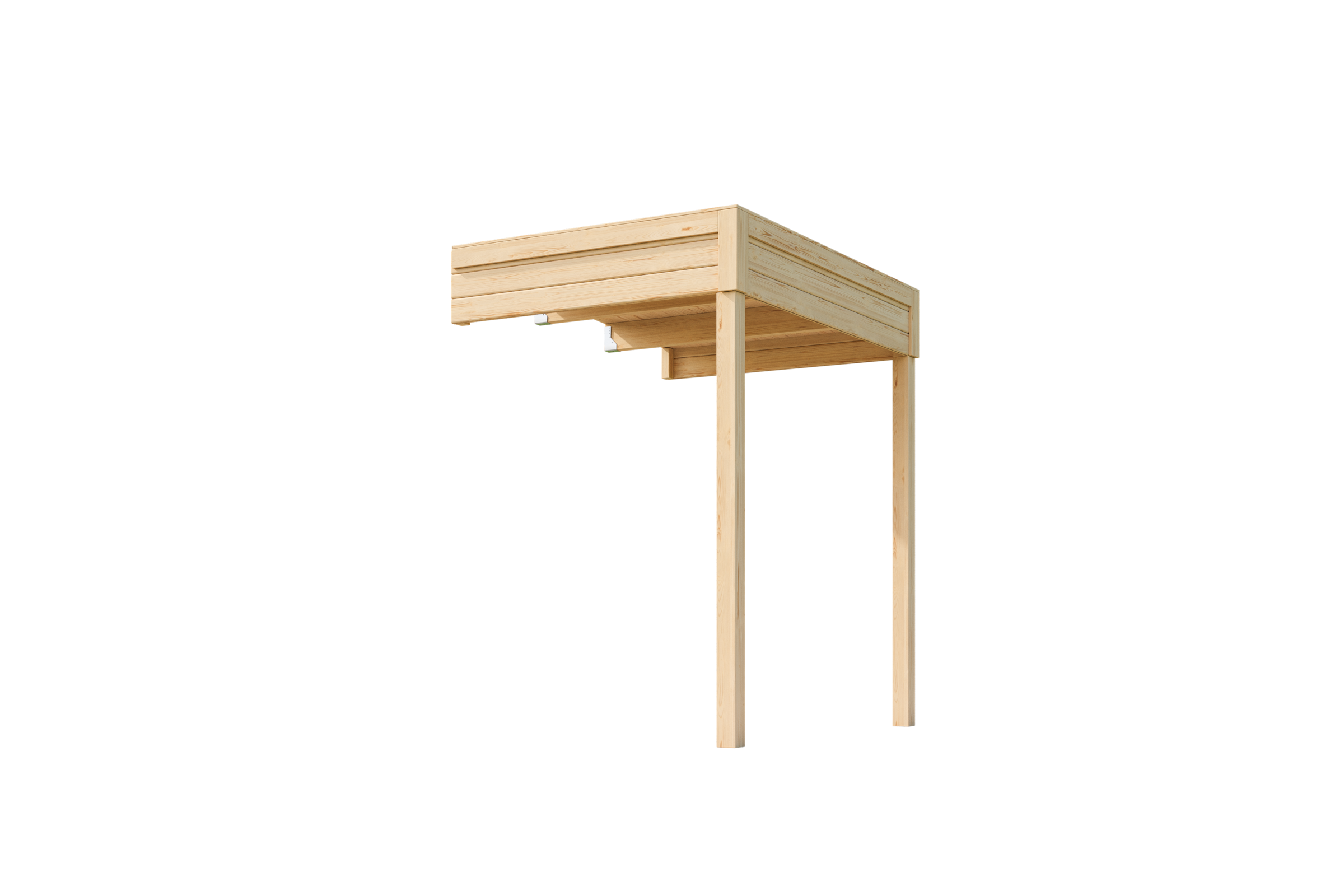 Nordic Holz Gartenhaus-Anbaudach »FELIX_FYNN 1_1,5 A« Flachdach