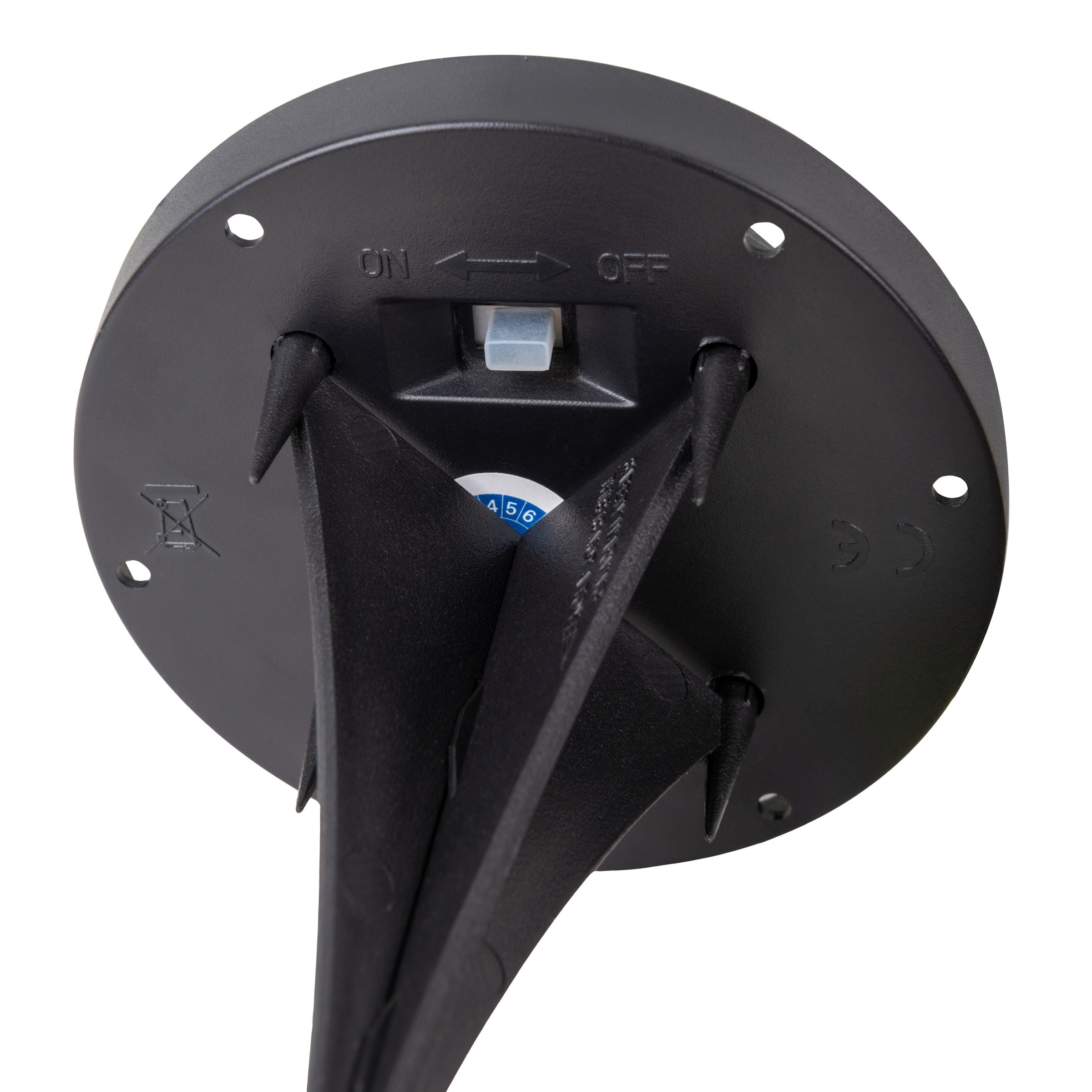 näve LED Solarleuchte »Guri« LED-Modul 2 Stk. Warmweiß 2er Set Dekoerdspieß, transparent/schwarz, Glassteinoptik, warmweiß