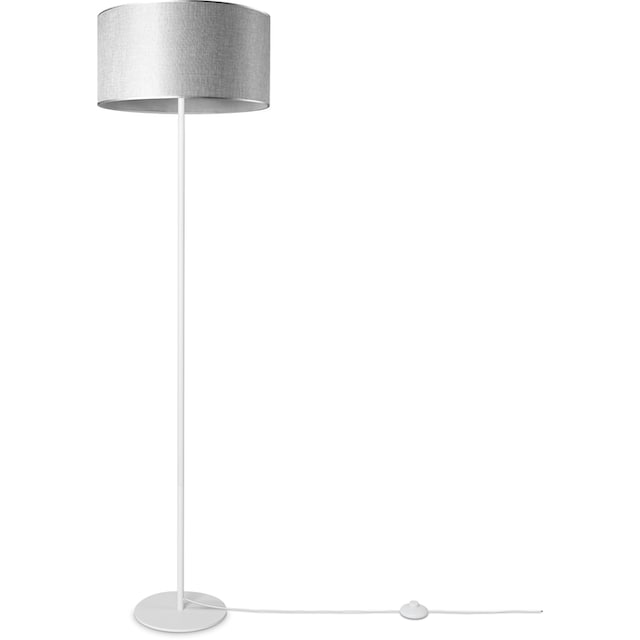 Paco Home Stehlampe »LUCA CANVAS UNI COLOR«, Lampenschirm Stoff Wohnzimmer  Leselampe Büro E27 Stehlampe Skandi kaufen online bei OTTO