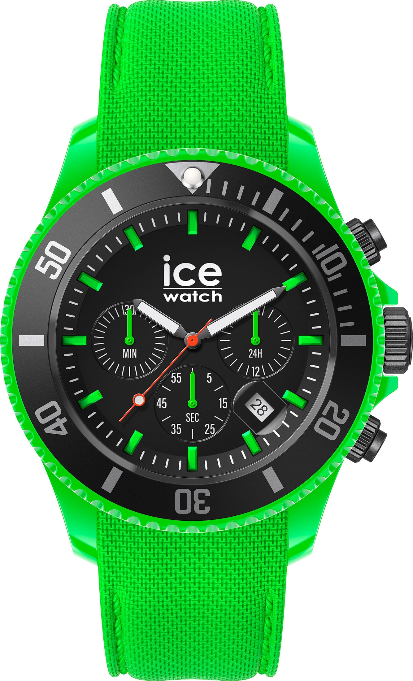 Chronograph »ICE chrono - Neon green - Large - CH, 019839«, Armbanduhr, Quarzuhr,...