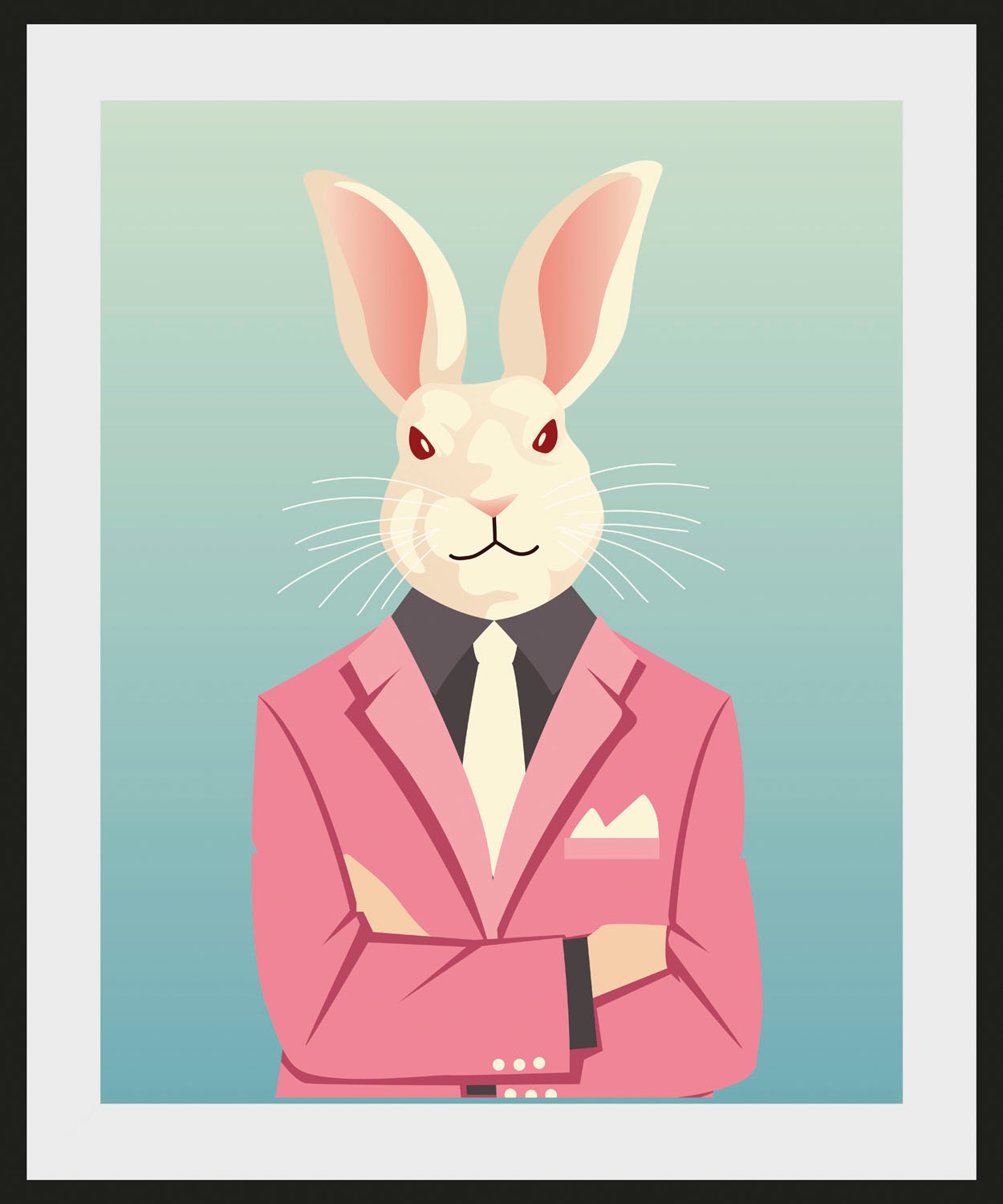 queence Bild »Grey«, Hase, (1 St.)